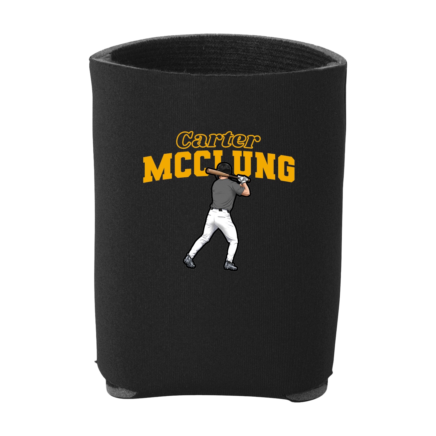 Can Holder — Name Arch in Black