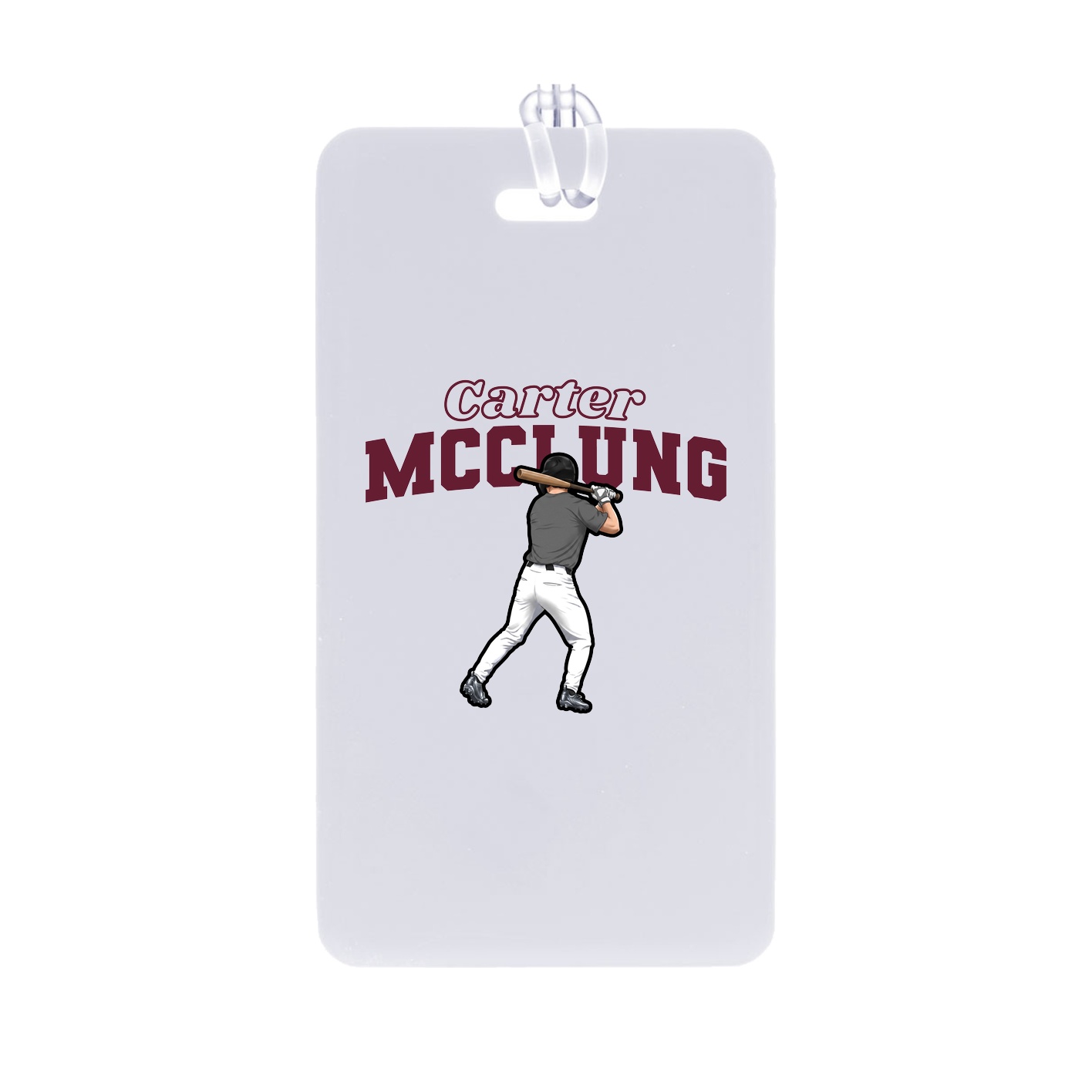Bag Tag — Name Arch in Classic