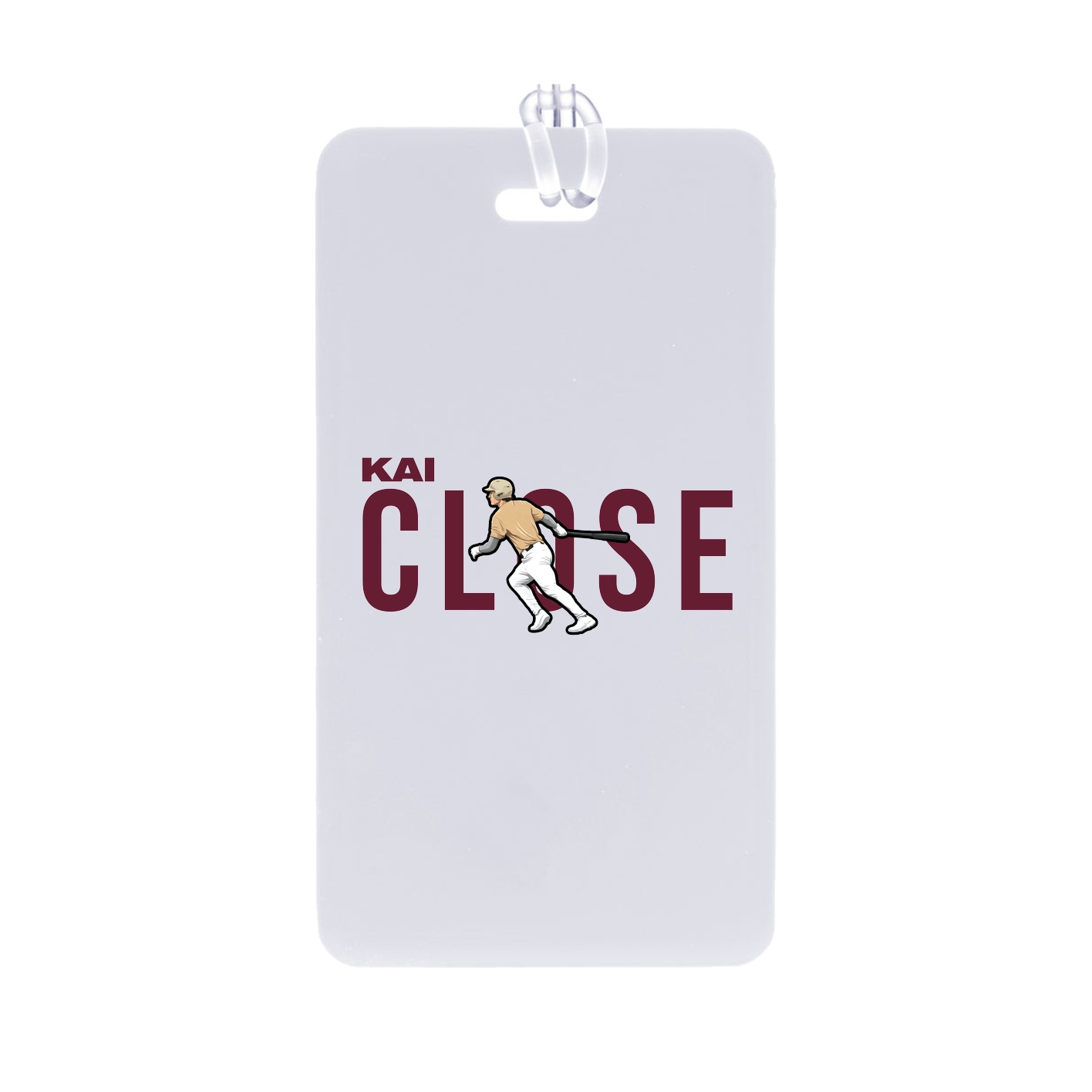 Bag Tag — Player Name in Classic