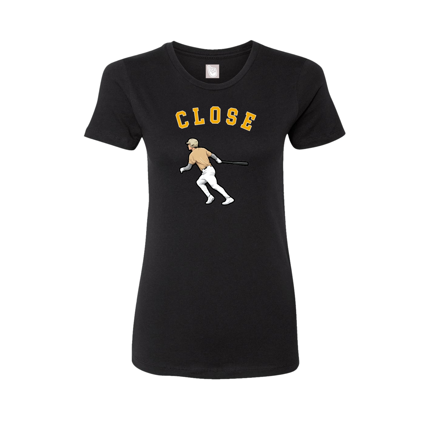 Fitted Women's Tee — Shirsey Arch in Black