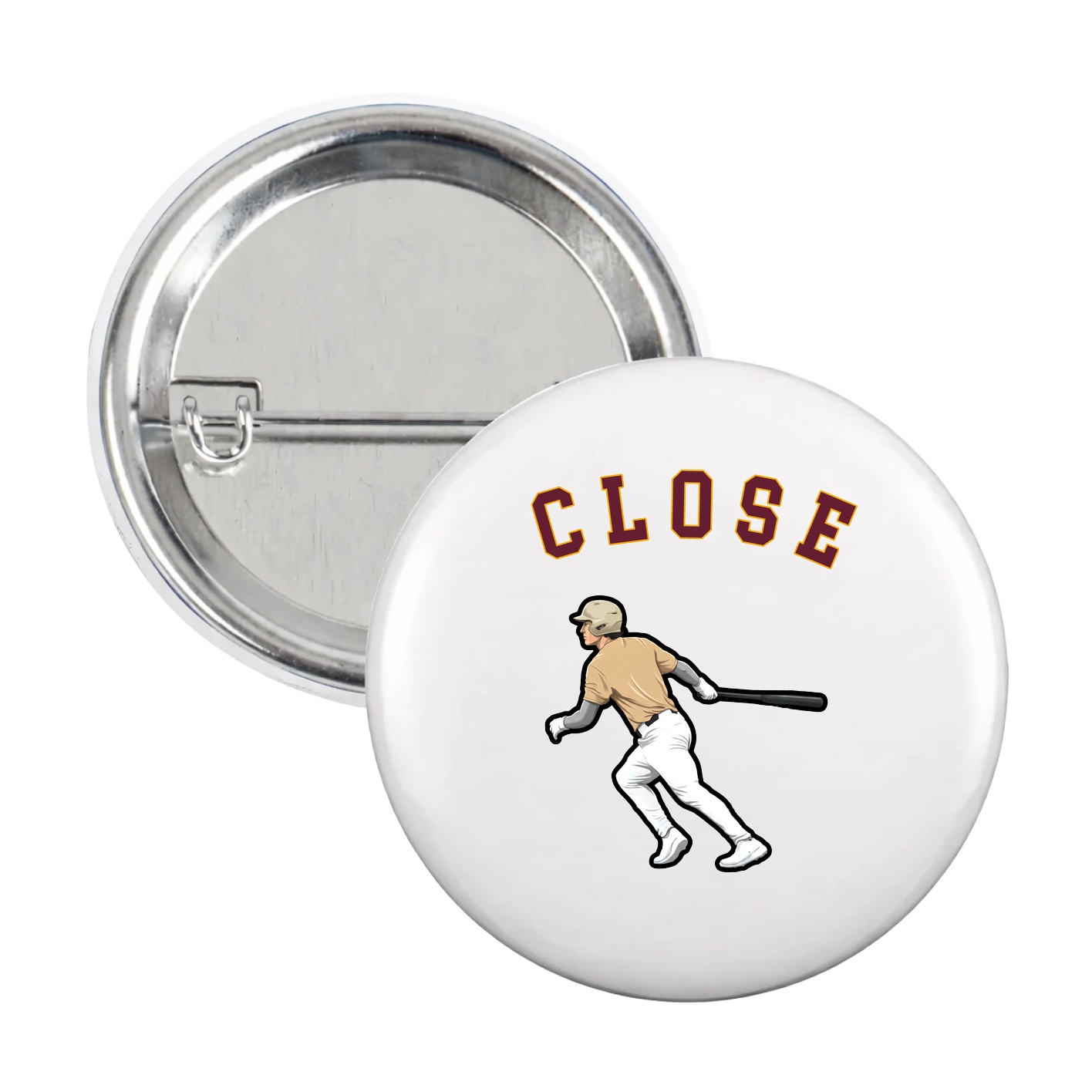 Game Day Button — Shirsey Arch in White