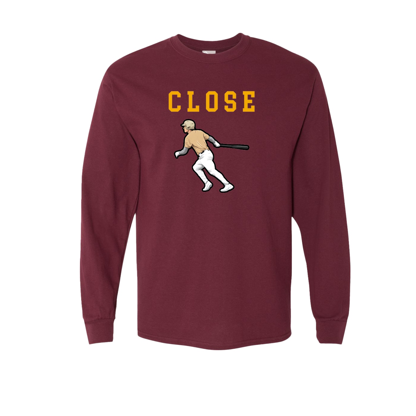 Long Sleeve Tee — Shirsey in Maroon