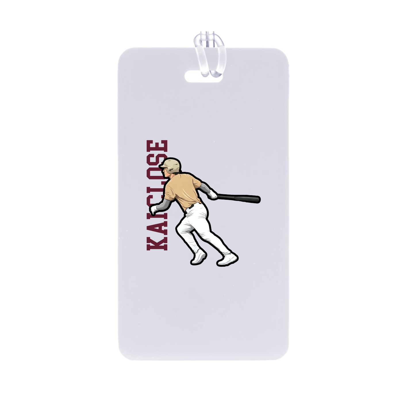 Bag Tag — Name Vertical in Classic