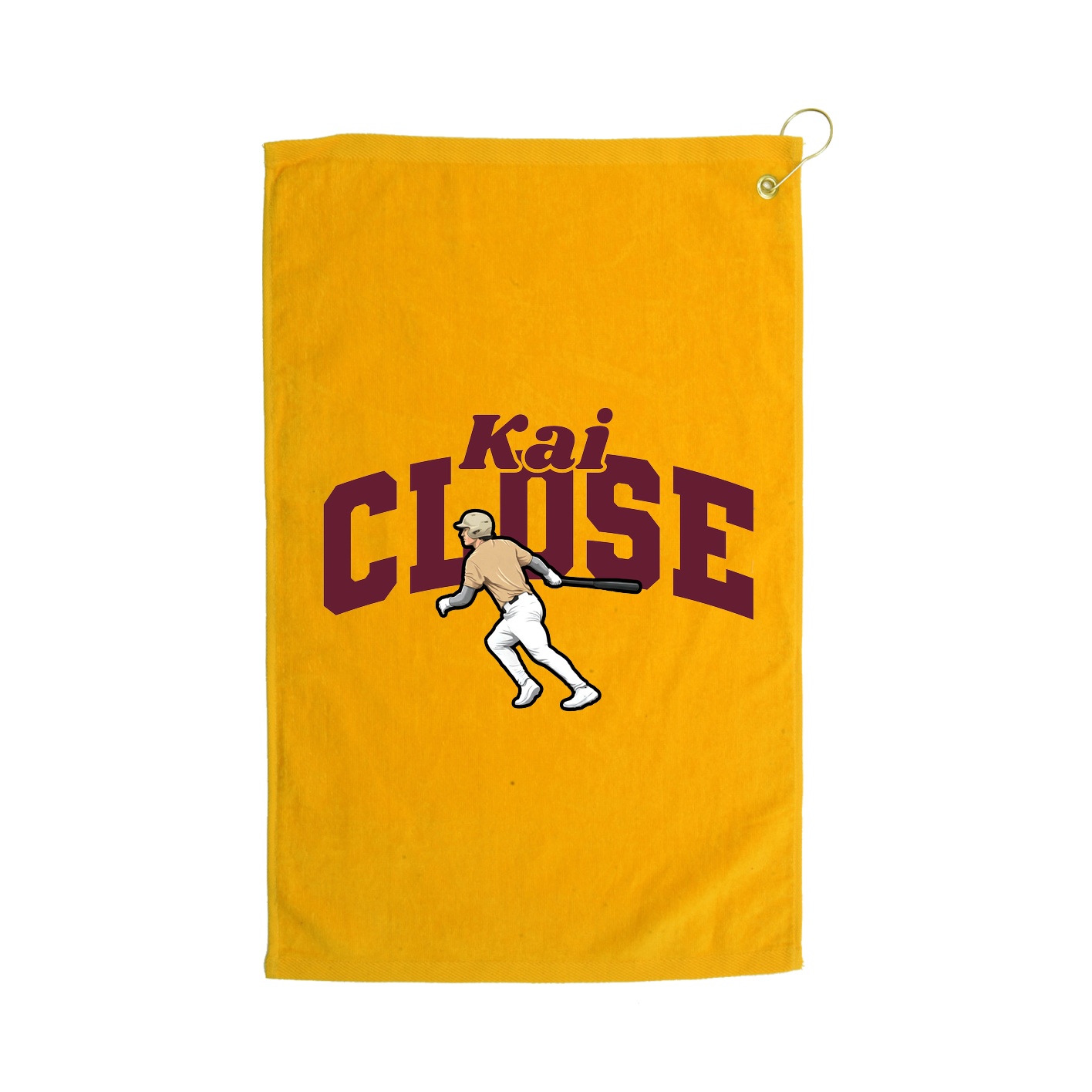 Golf Towel — Signature Arch in Gold