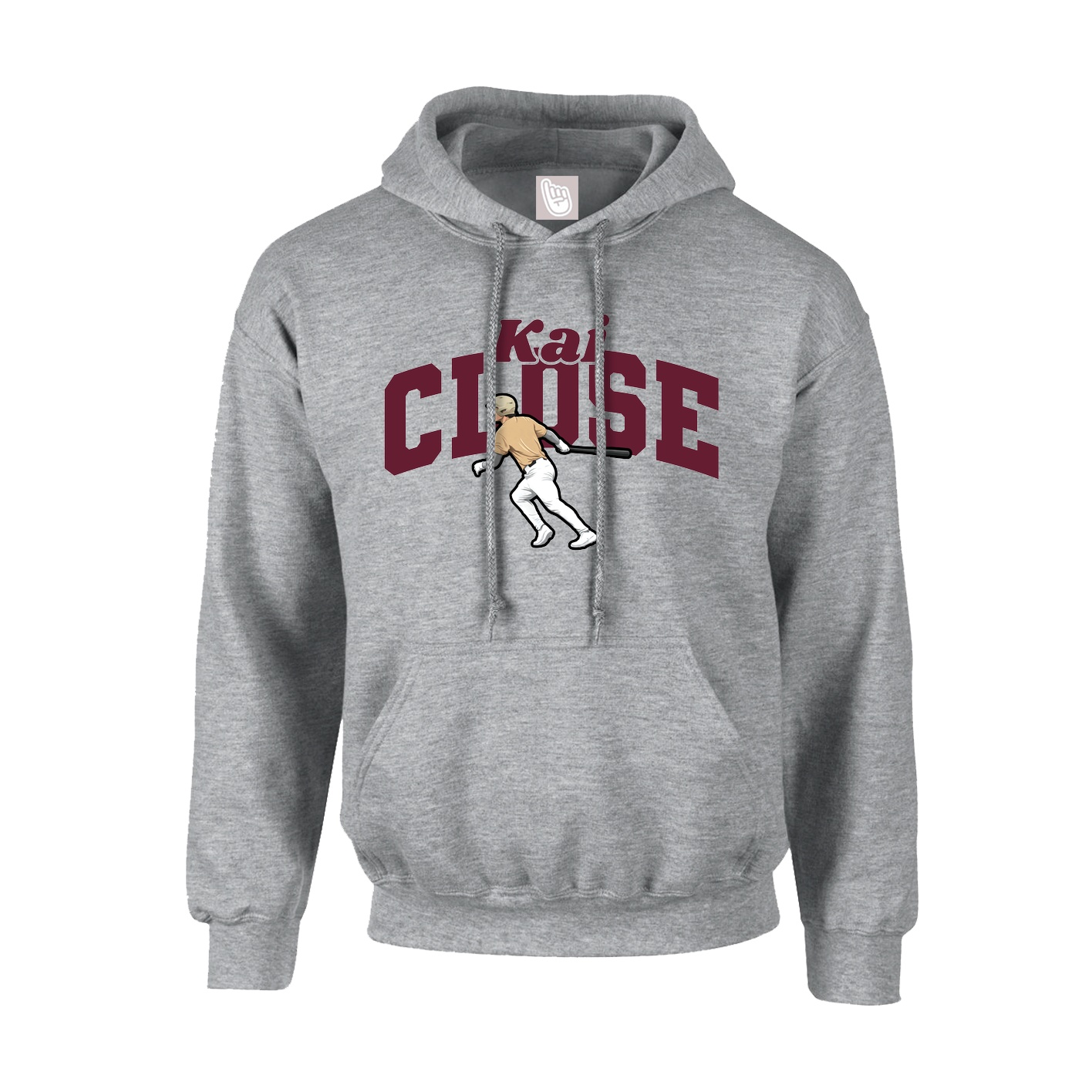 Hoodie — Signature Arch in Grey