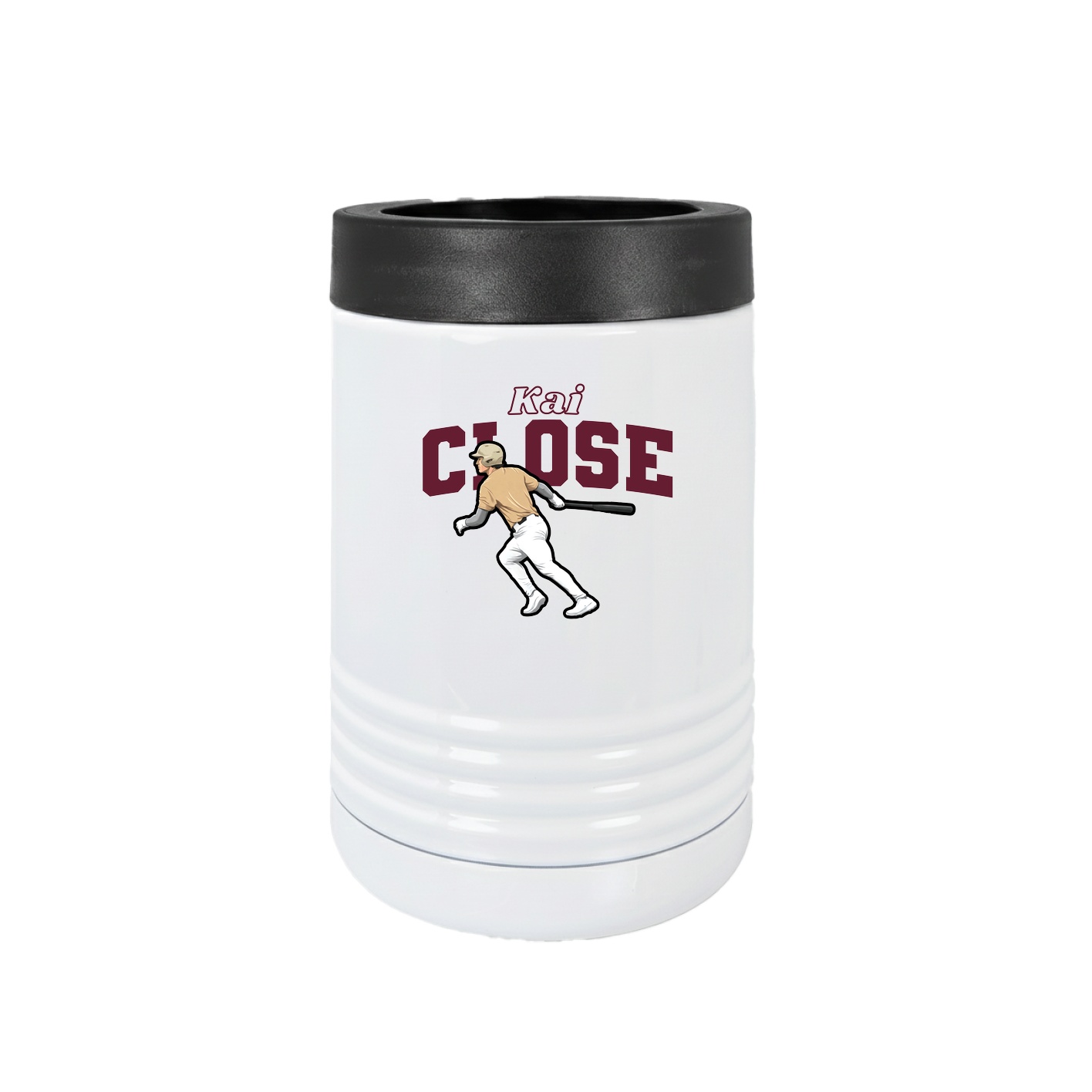 Beverage Holder — Name Arch in White