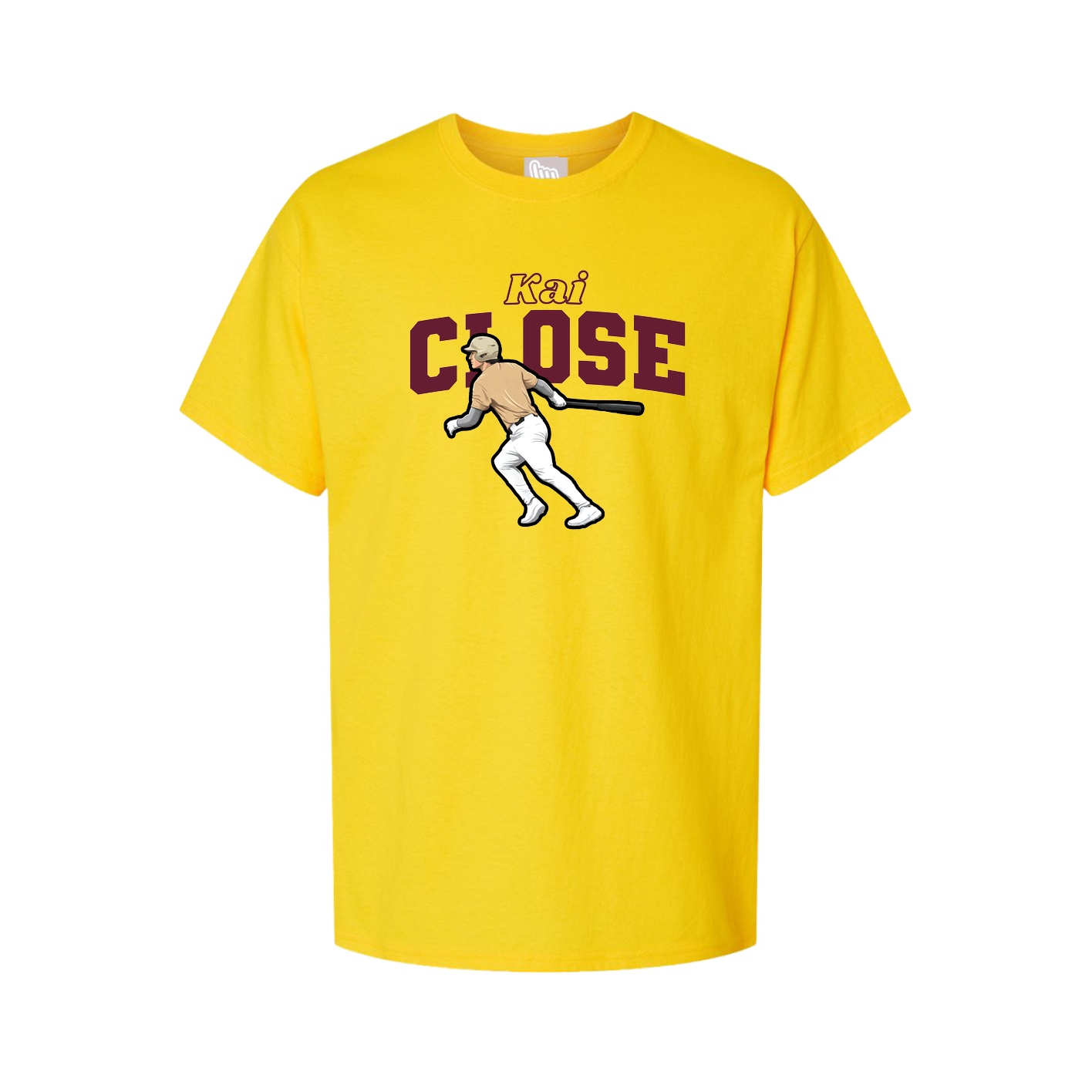 Tee — Name Arch in Gold