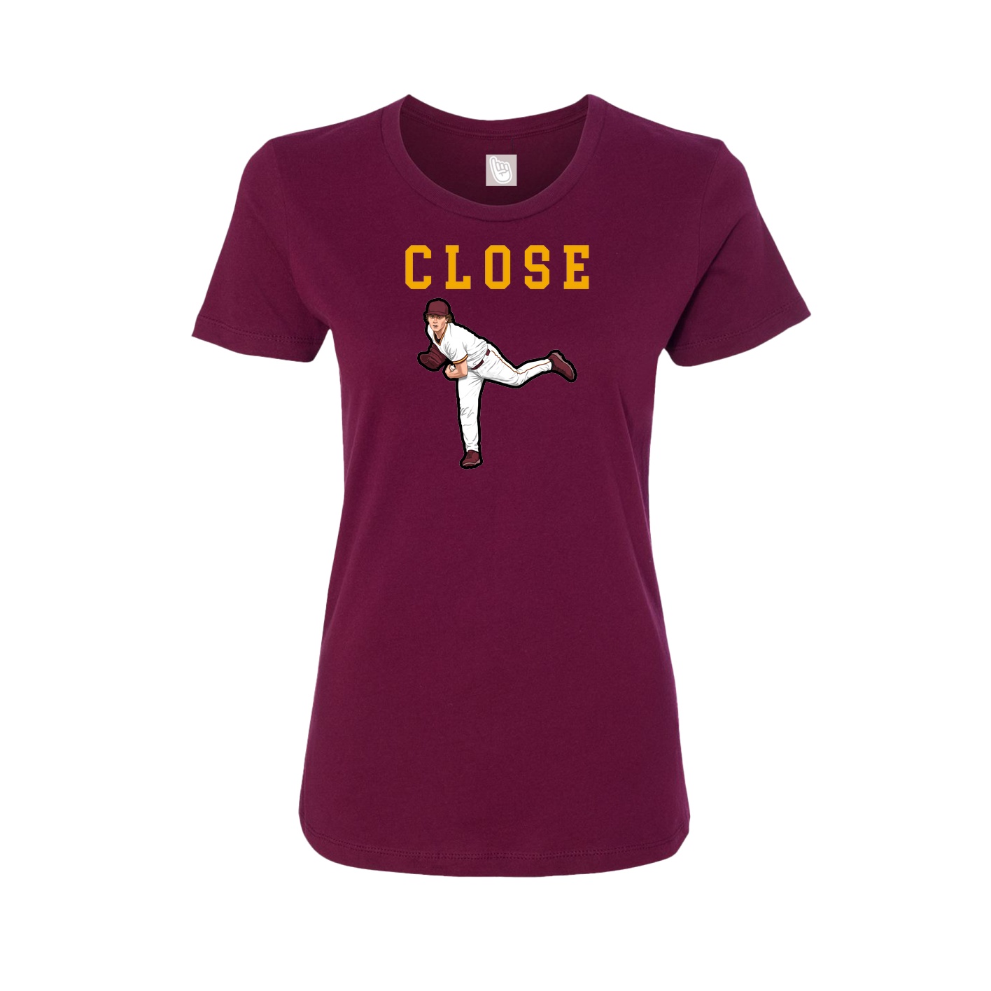 Fitted Women's Tee — Shirsey in Maroon