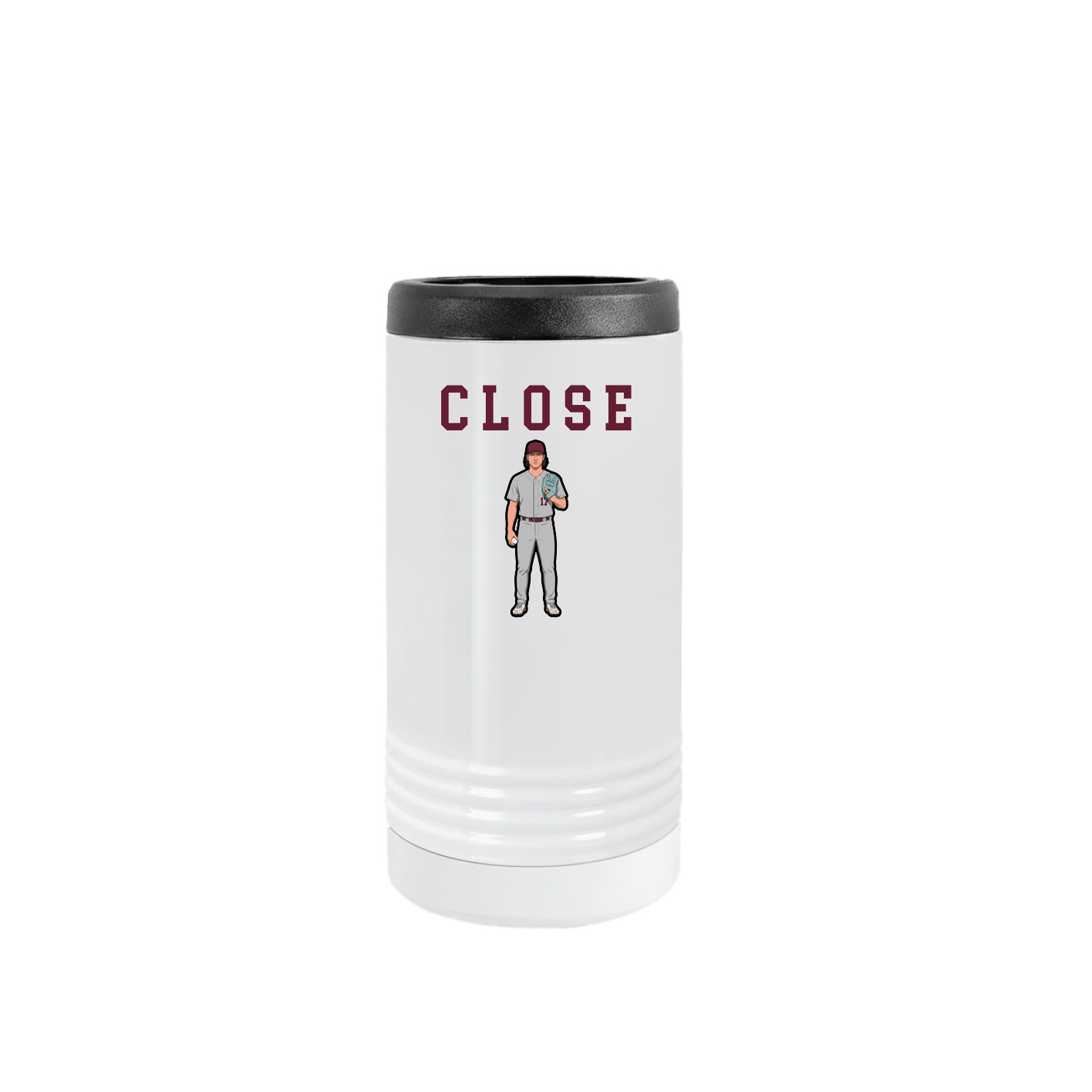 Slim Beverage Holder — Shirsey in White