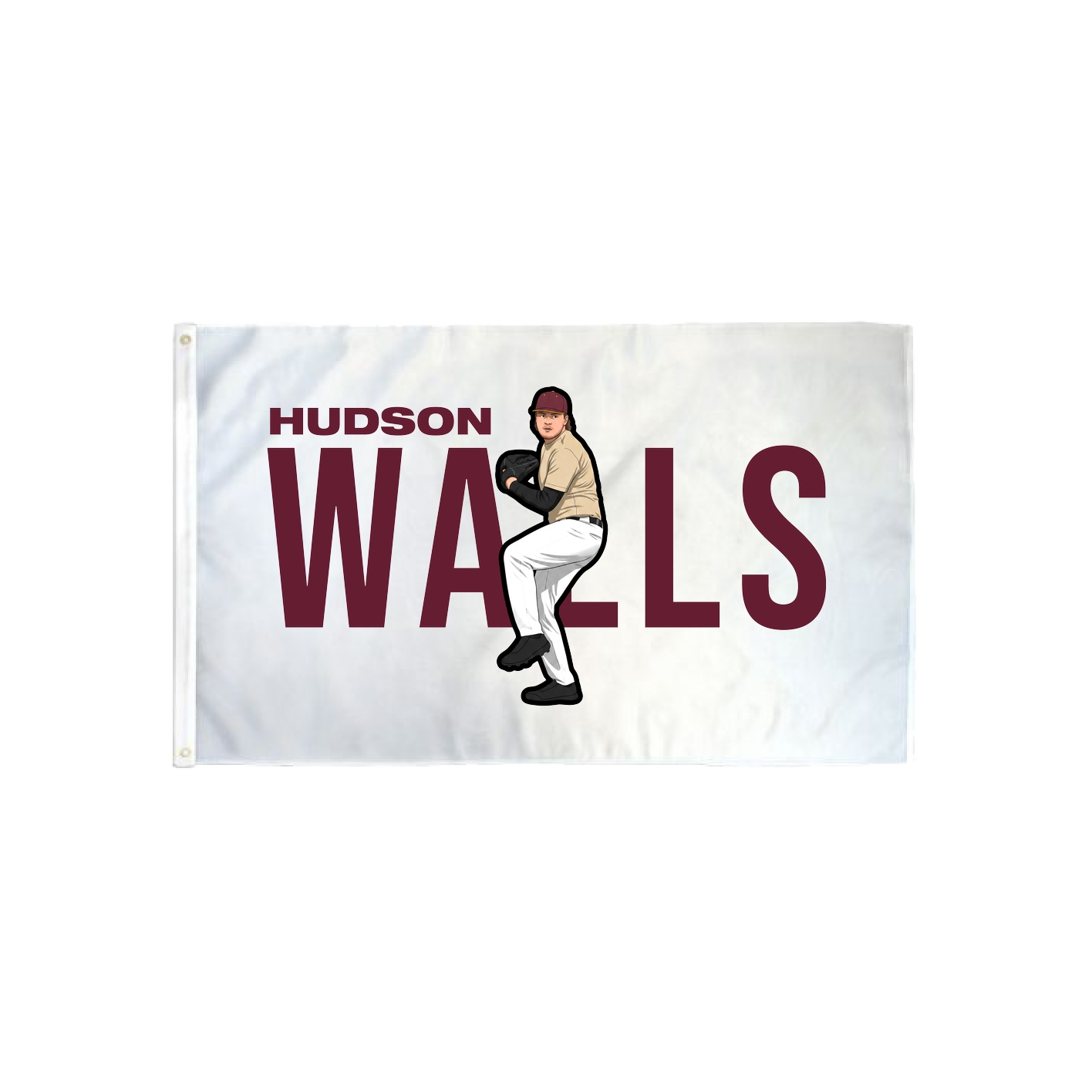 3x5 Flag — Player Name in Classic