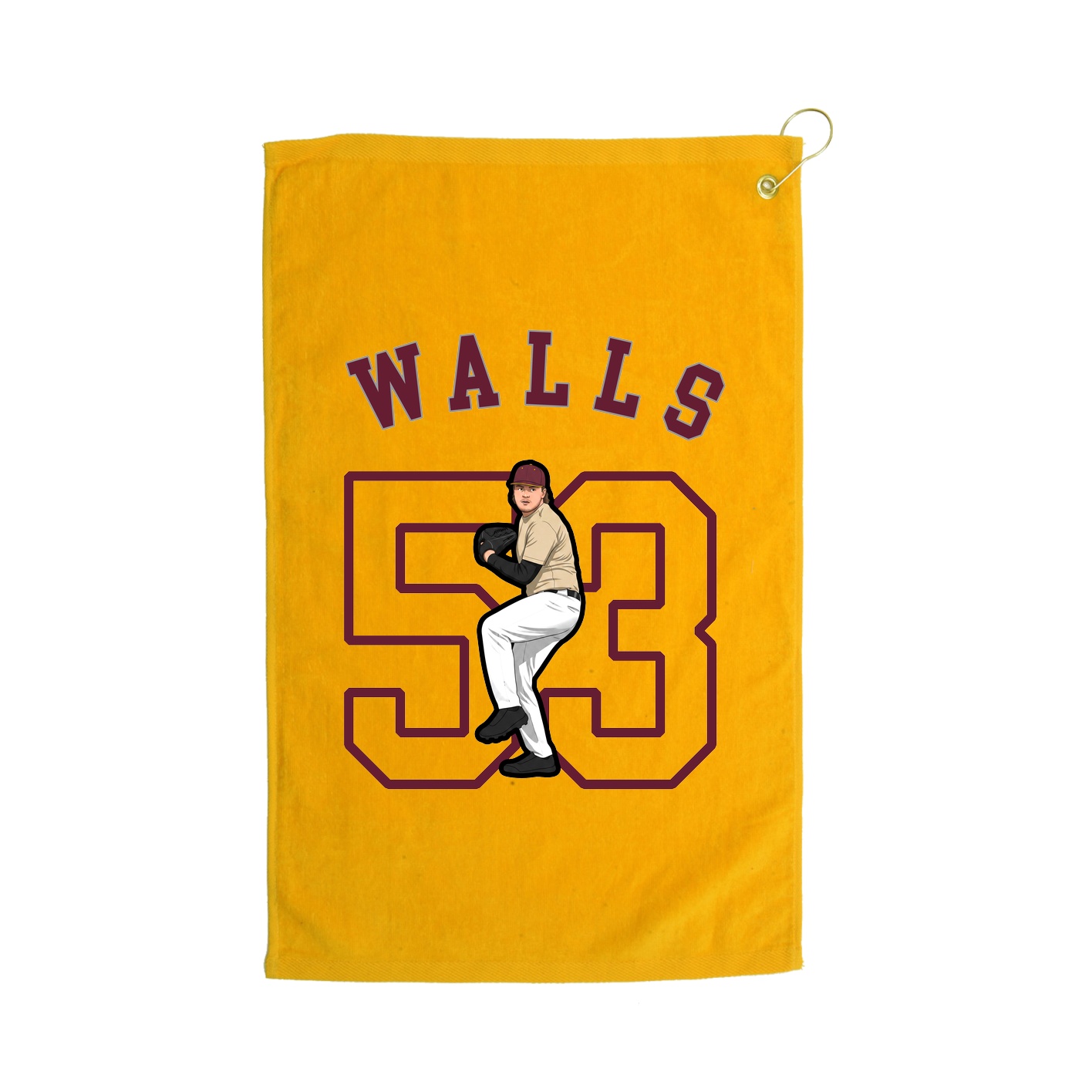 Golf Towel — Shirsey Arch in Gold