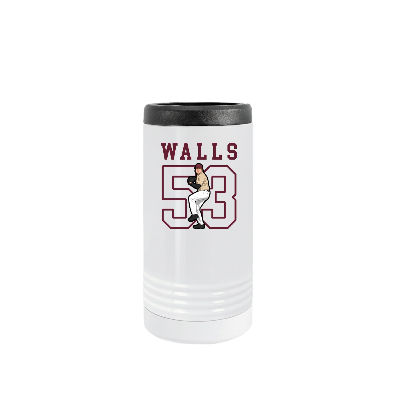 Slim Beverage Holder — Shirsey in White