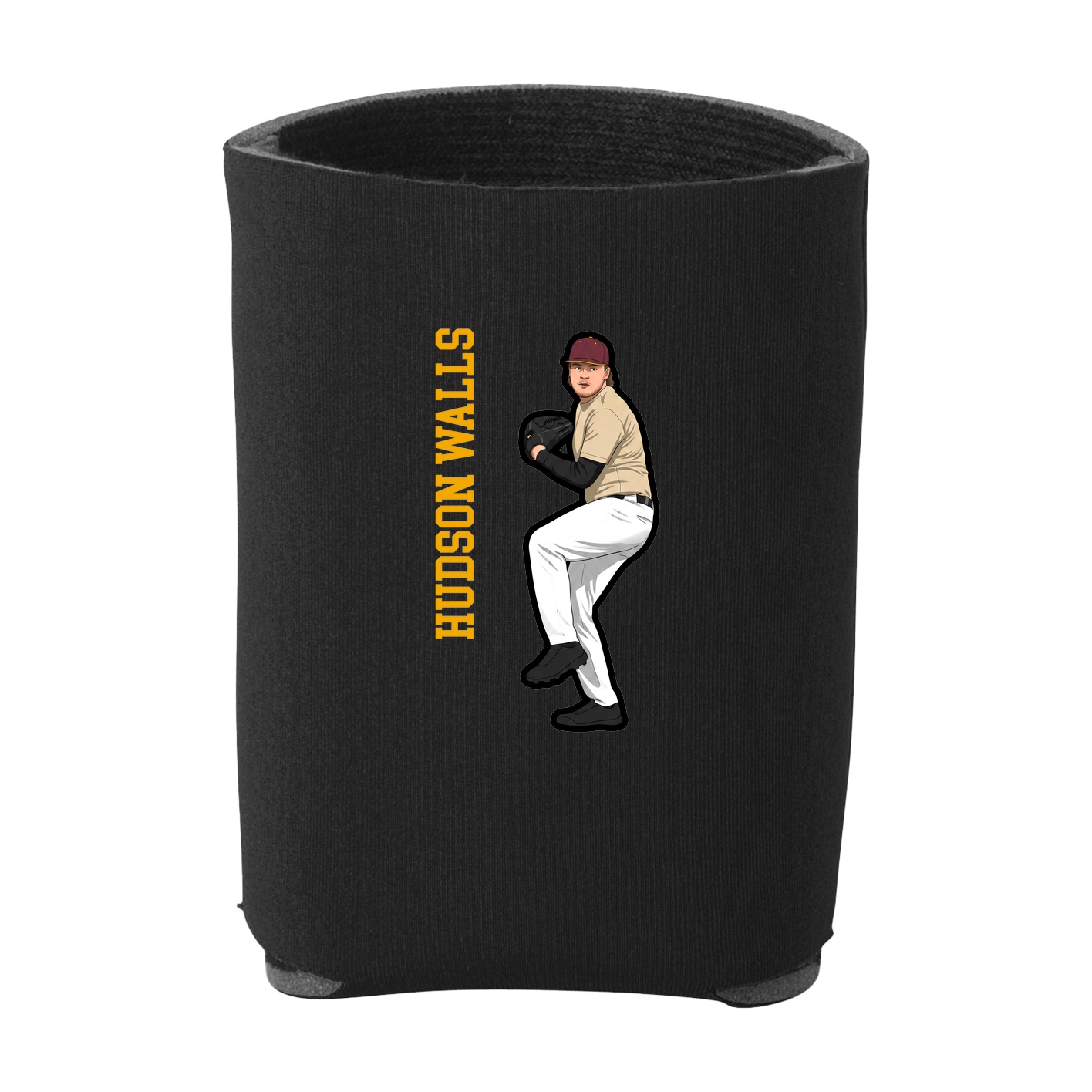 Can Holder — Name Vertical in Black