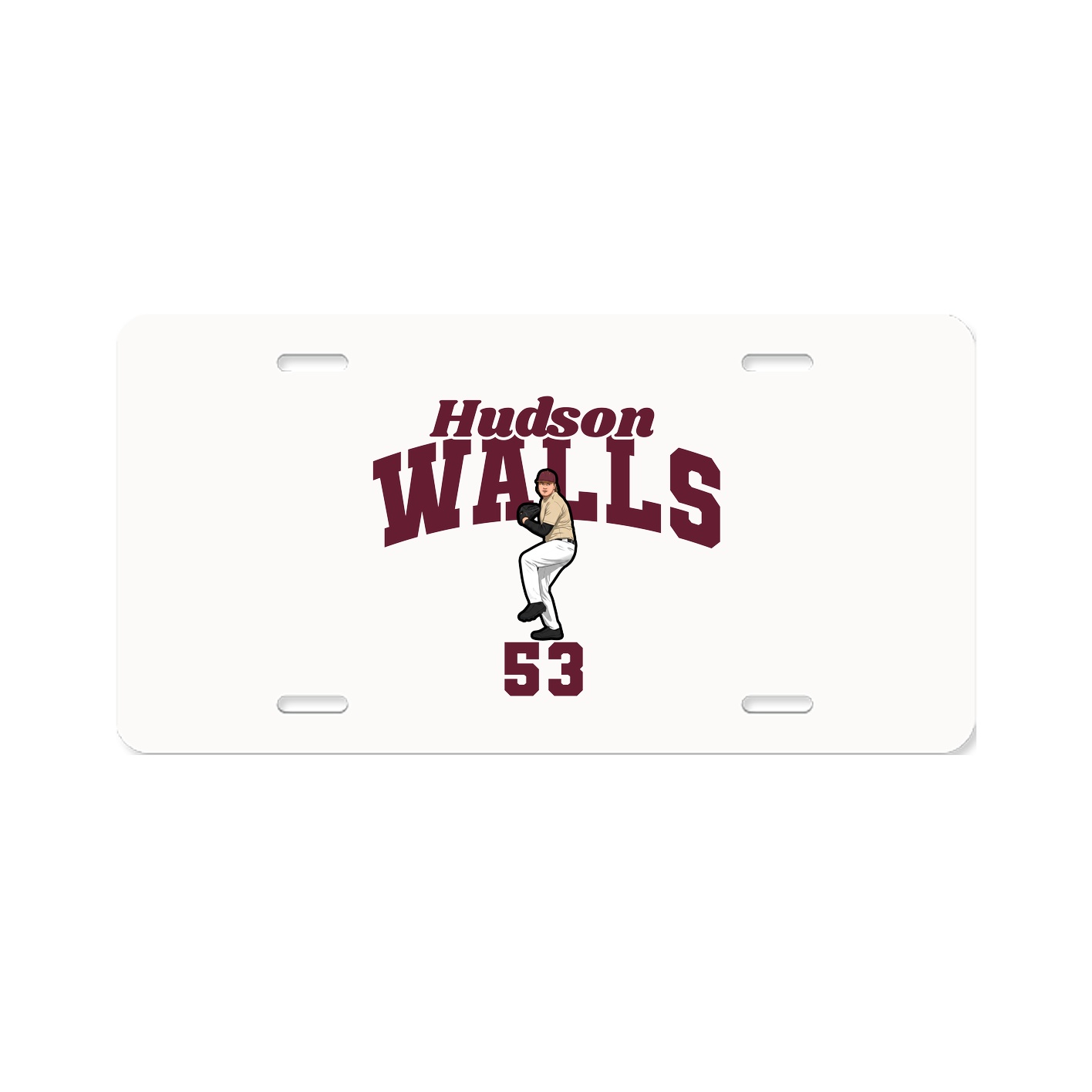 License Plate — Signature Arch in Classic
