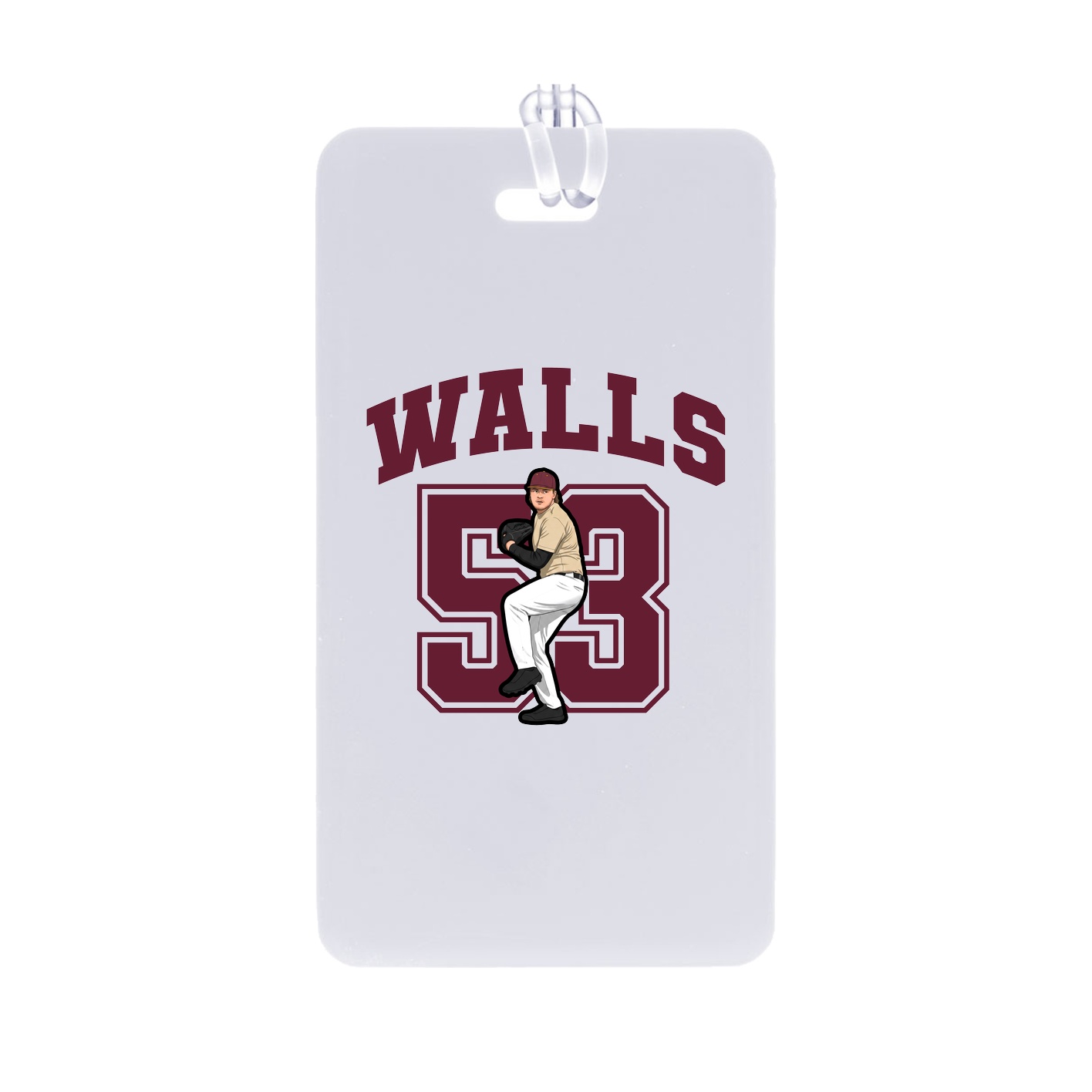 Bag Tag — Number in Classic