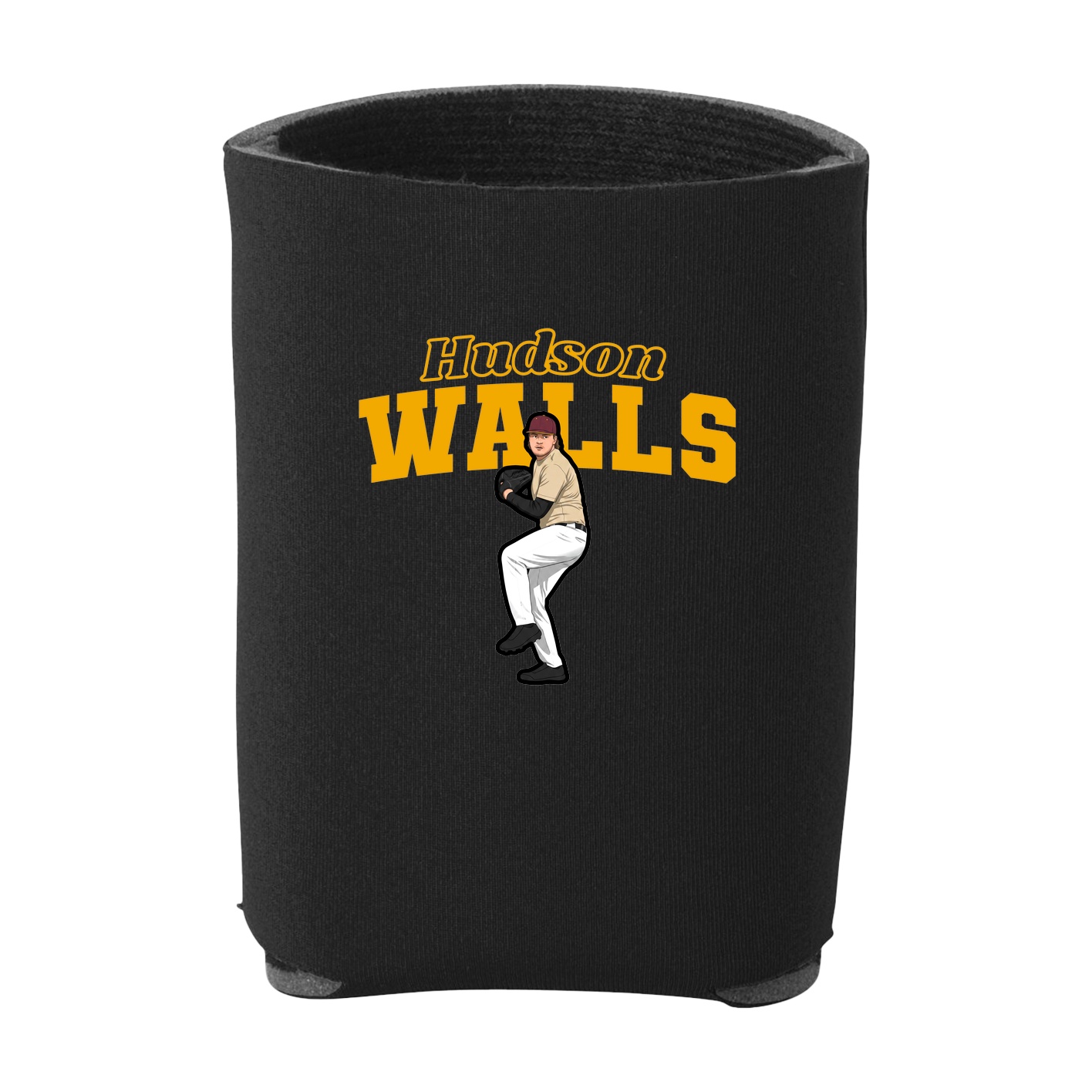 Can Holder — Name Arch in Black