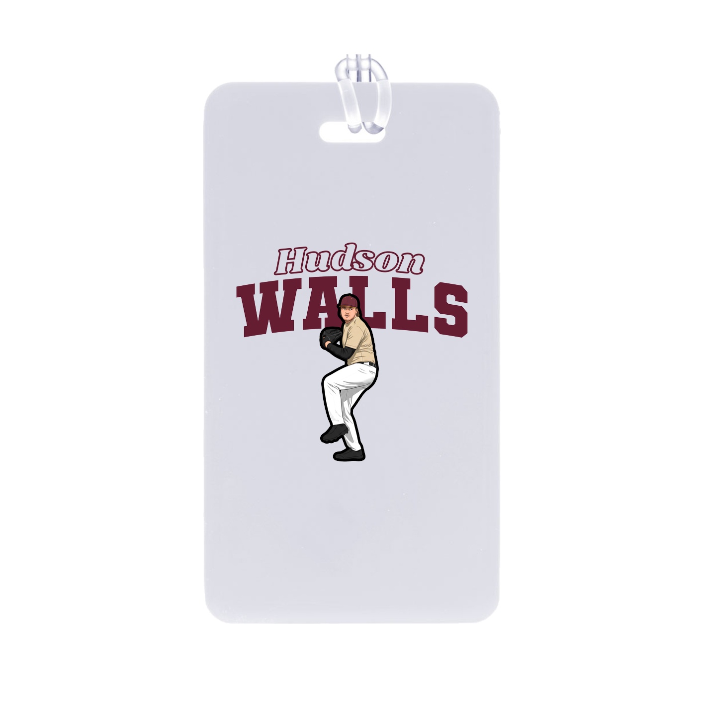 Bag Tag — Name Arch in Classic