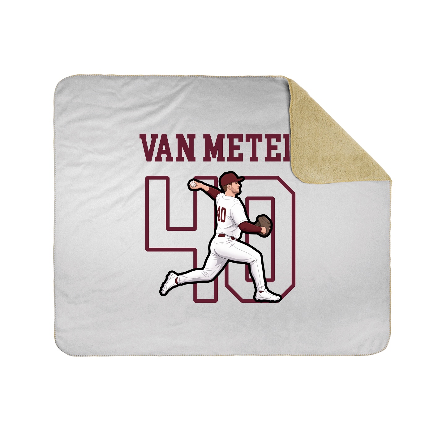 Throw Blanket — Shirsey in White