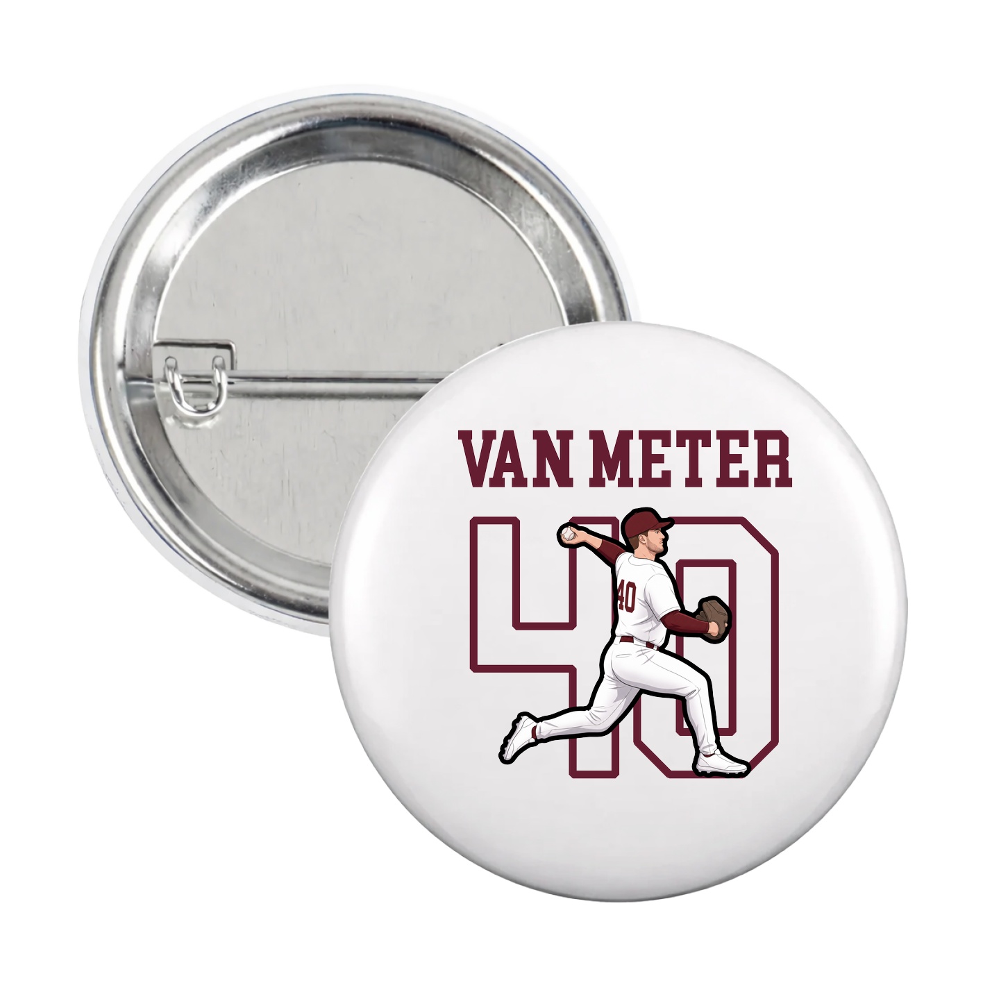 Game Day Button — Shirsey in White