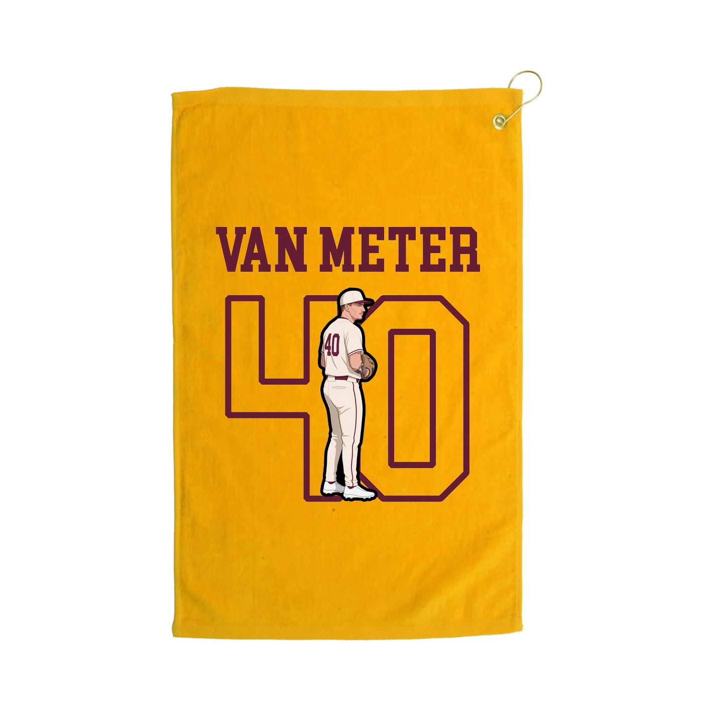 Golf Towel — Shirsey in Gold