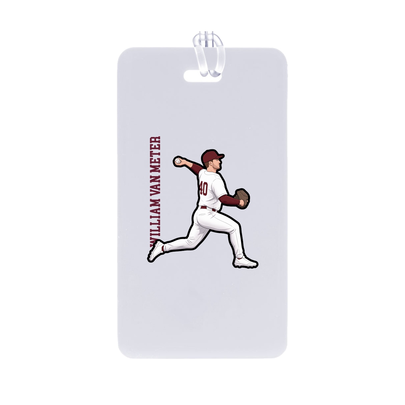 Bag Tag — Name Vertical in Classic