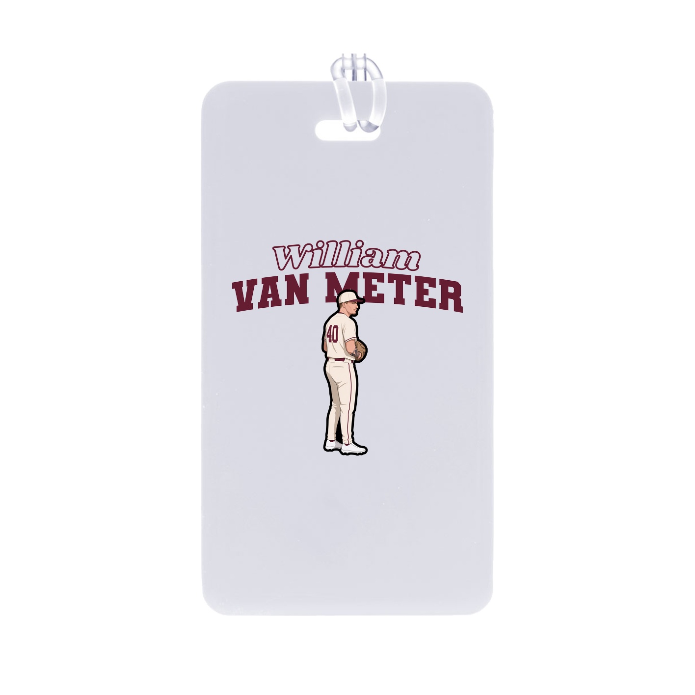 Bag Tag — Name Arch in Classic