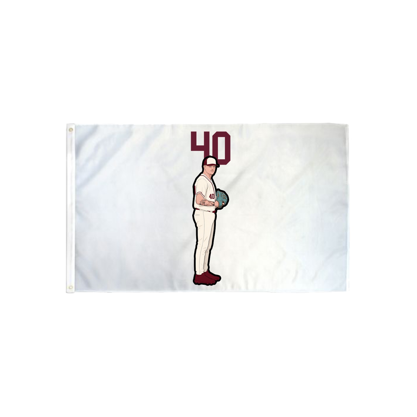 3x5 Flag — Number Top in Classic