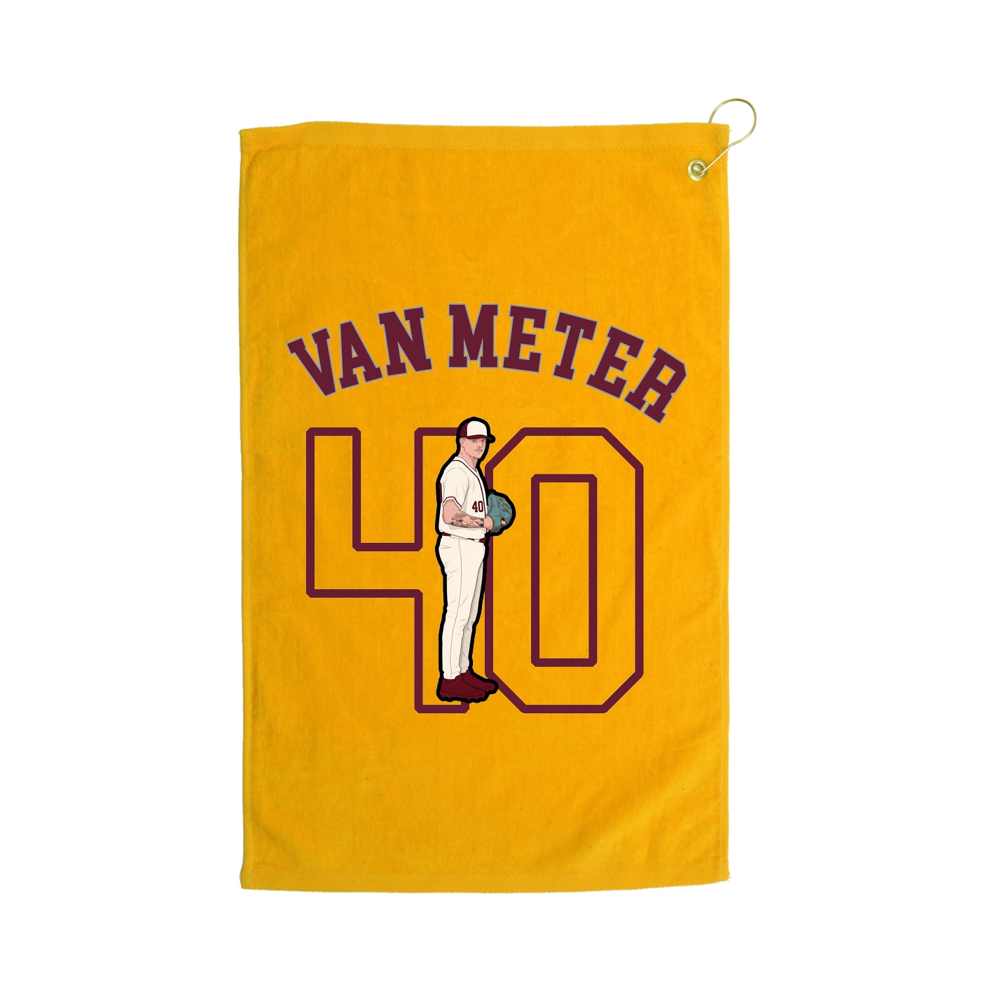 Golf Towel — Shirsey Arch in Gold