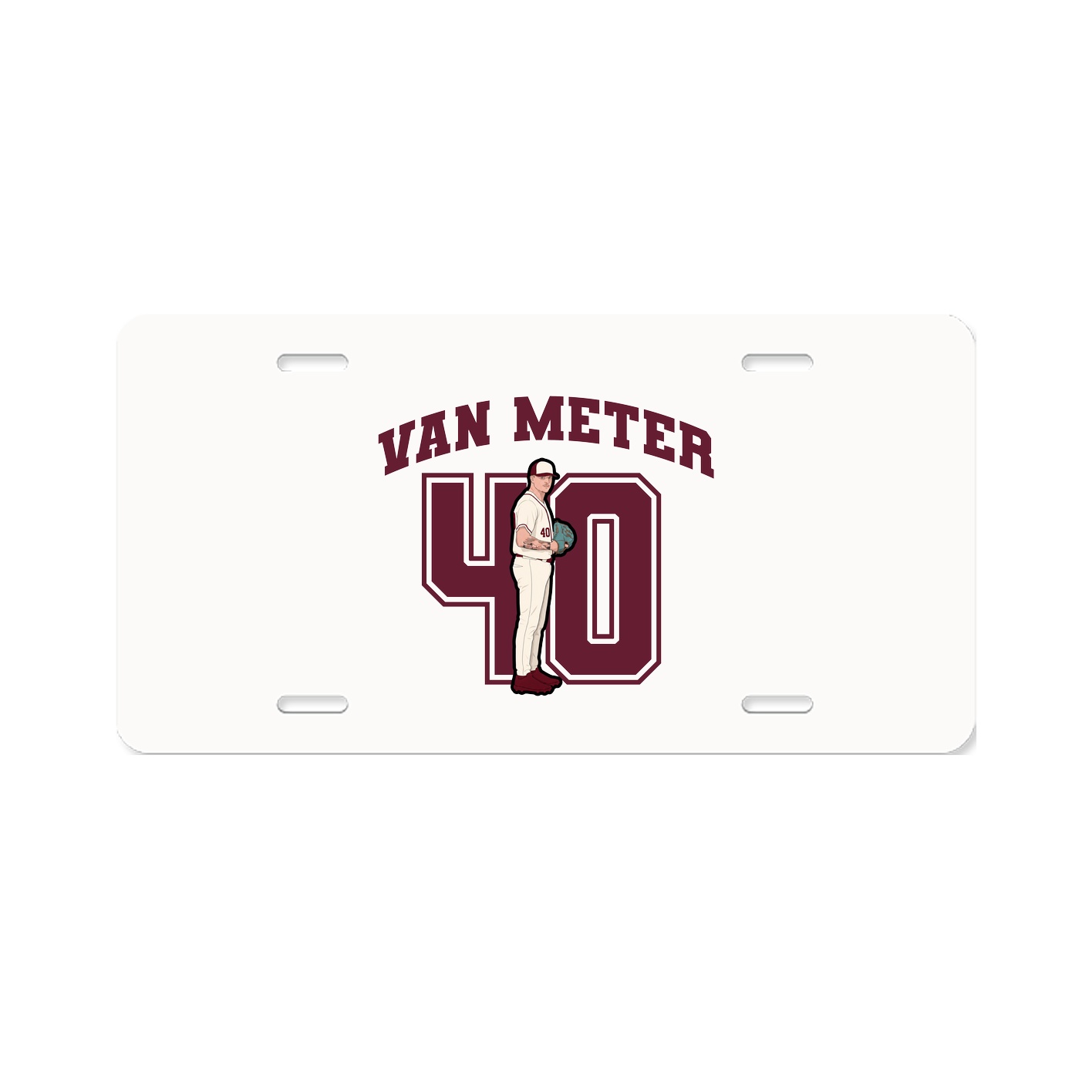 License Plate — Number in Classic