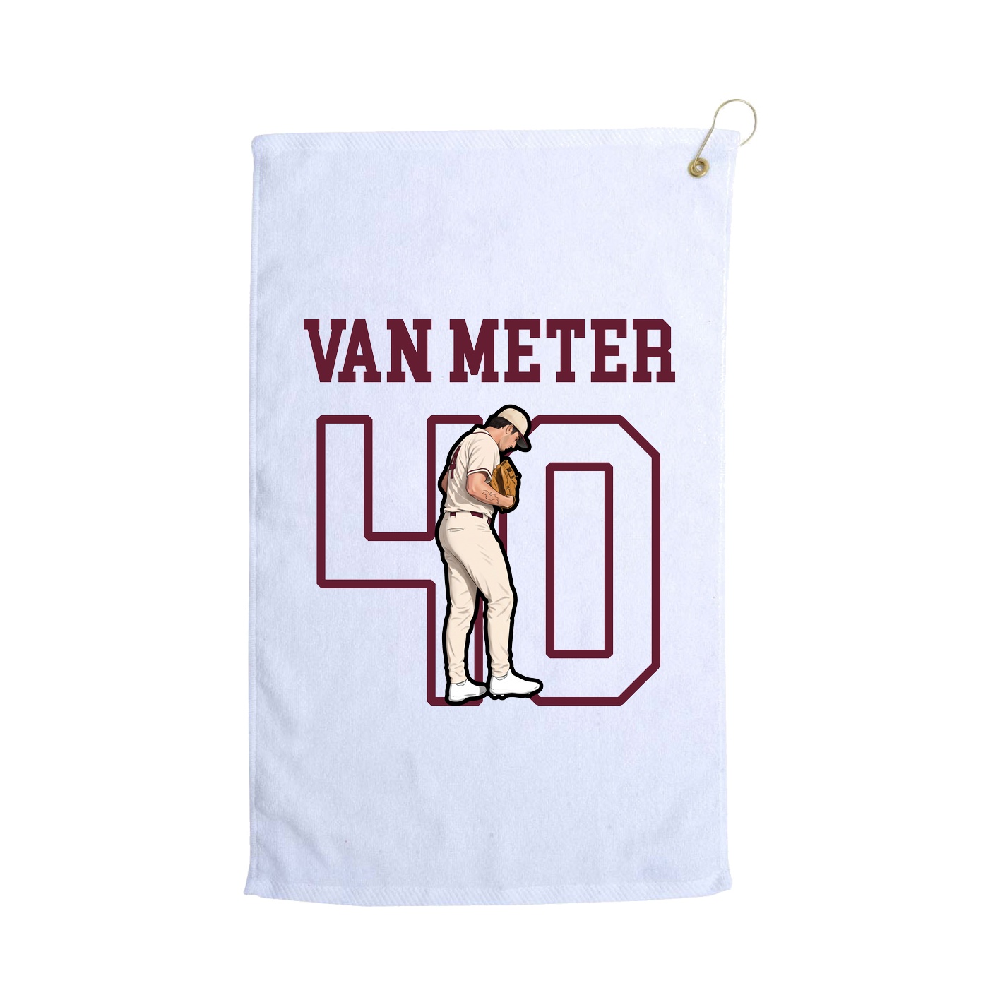 Golf Towel — Shirsey in White