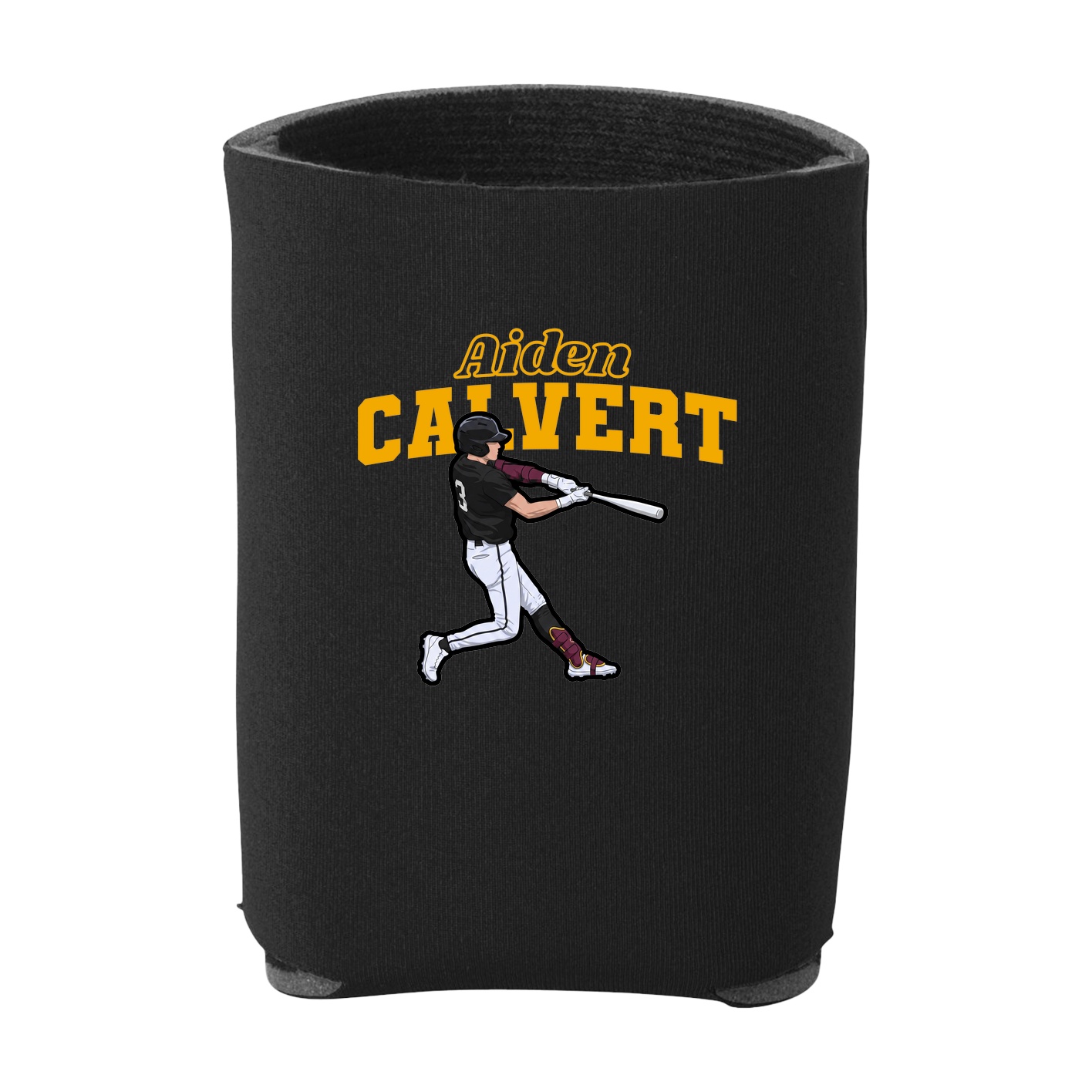 Can Holder — Name Arch in Black