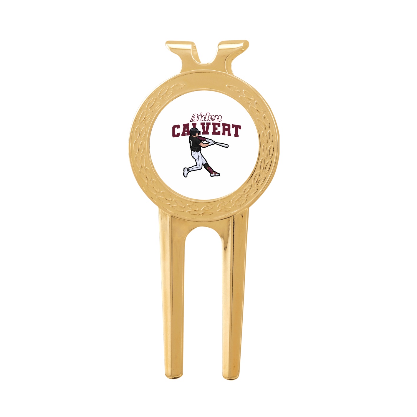 Divot Tool with Ball Marker — Name Arch in Classic