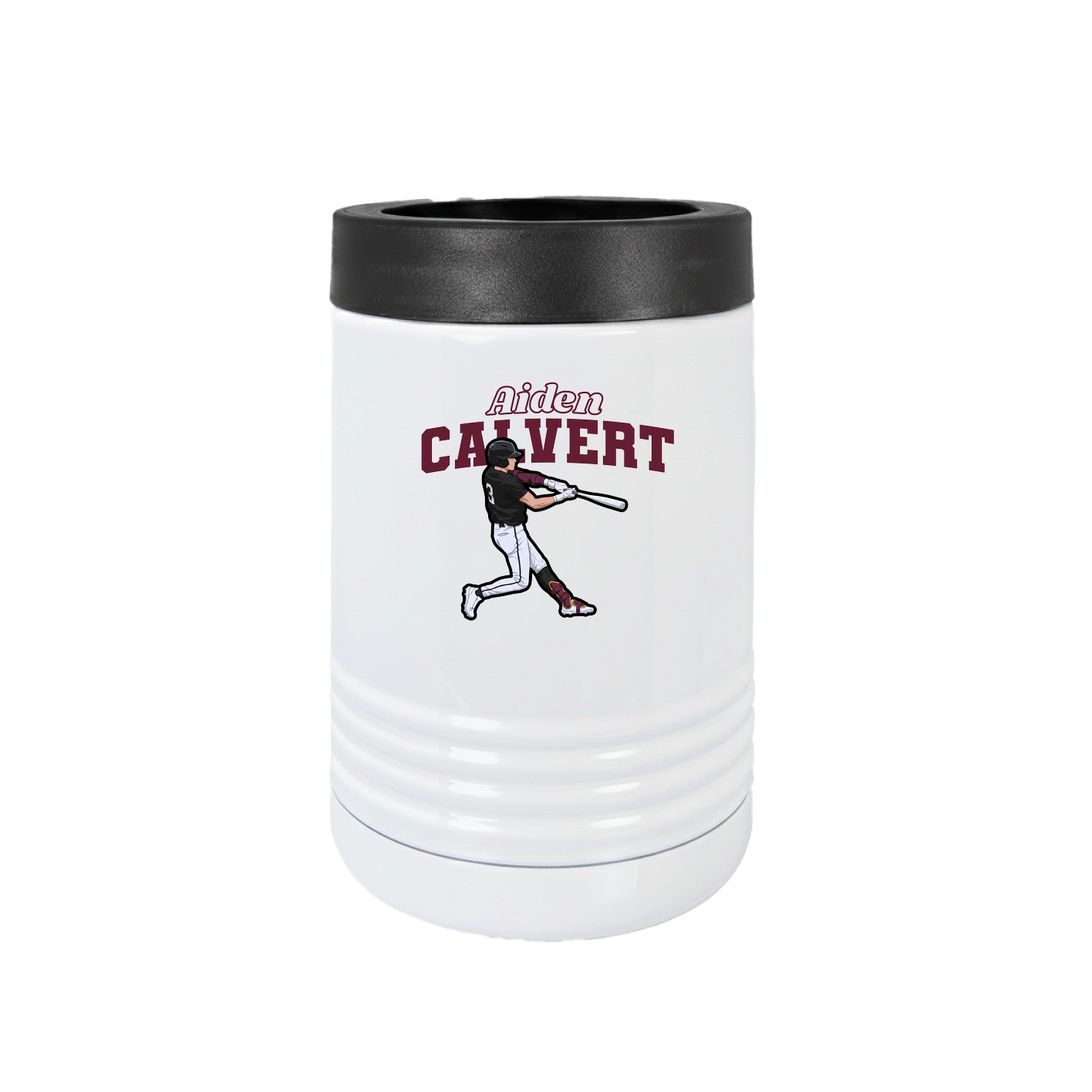 Beverage Holder — Name Arch in White