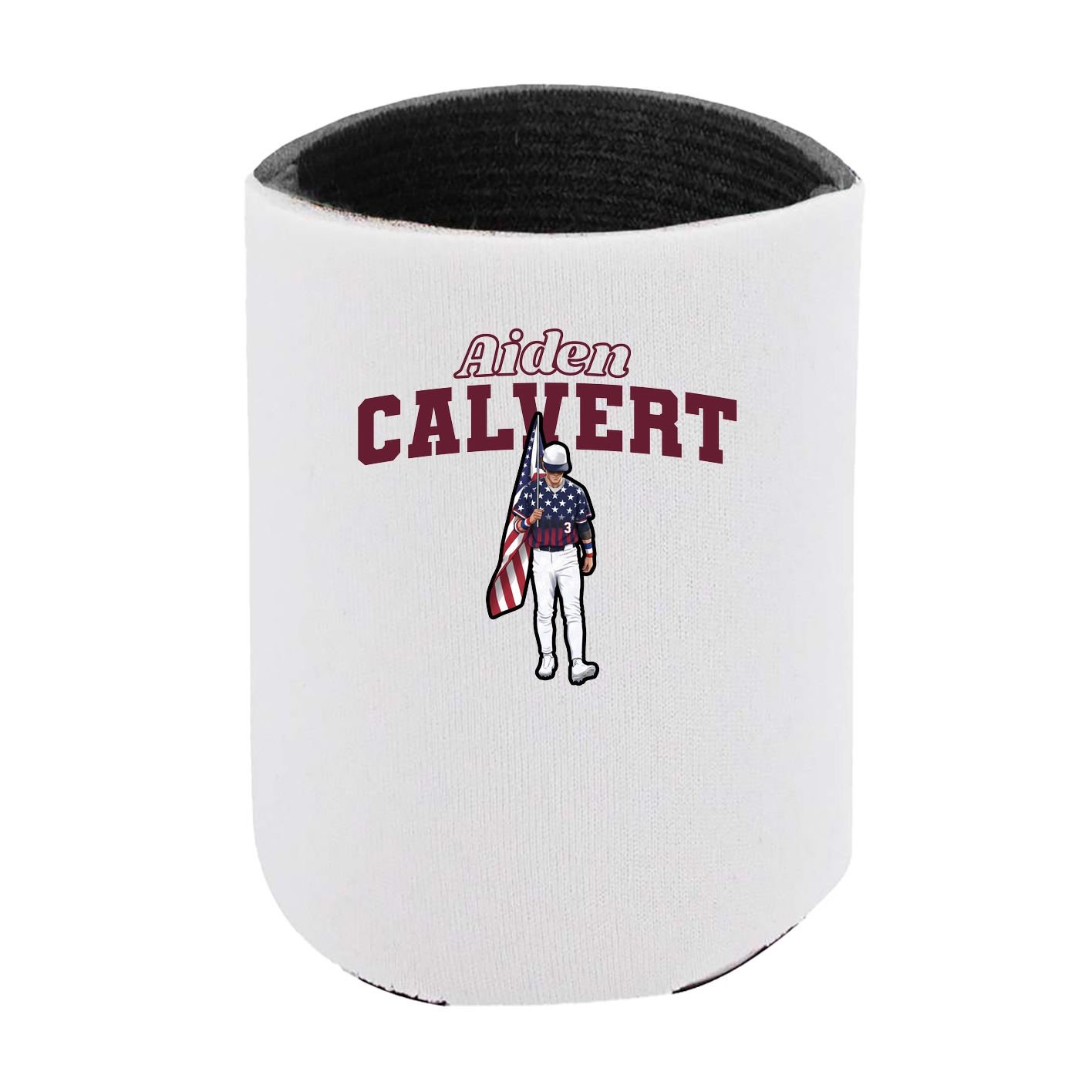 Can Holder — Name Arch in White
