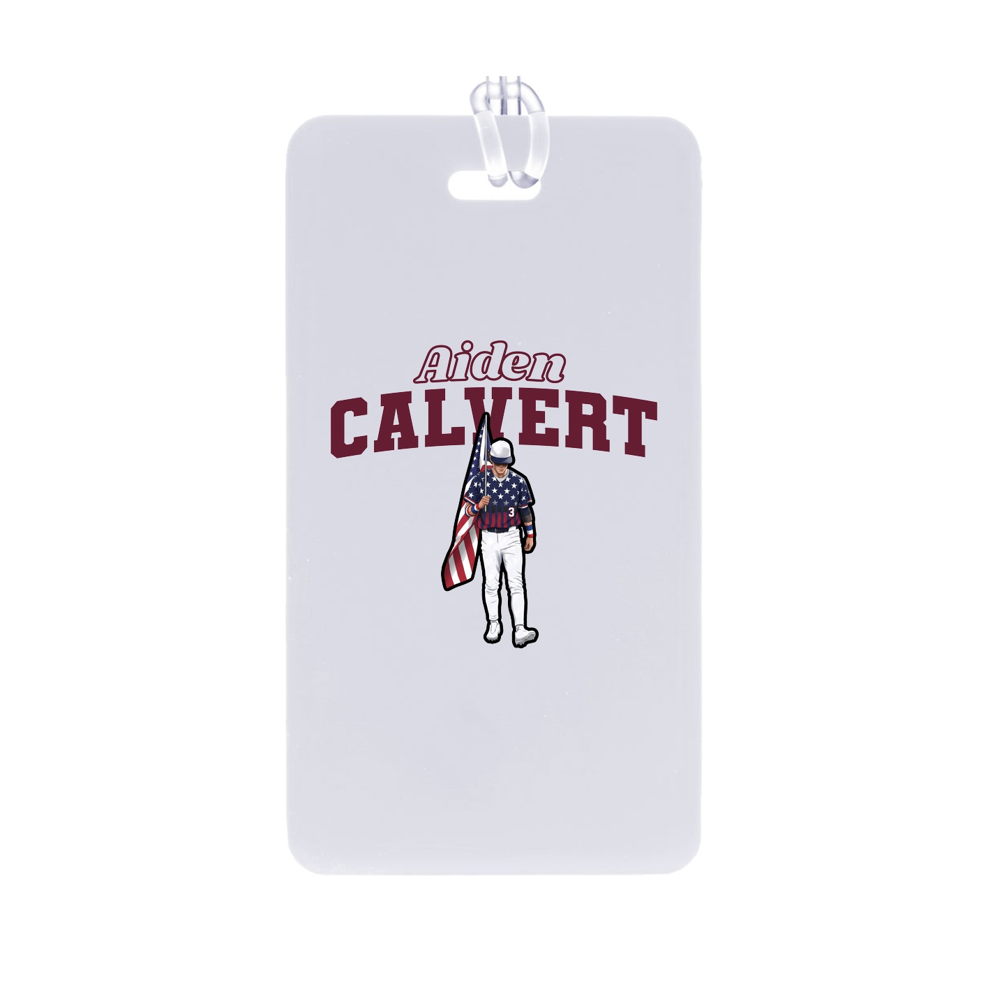 Bag Tag — Name Arch in Classic