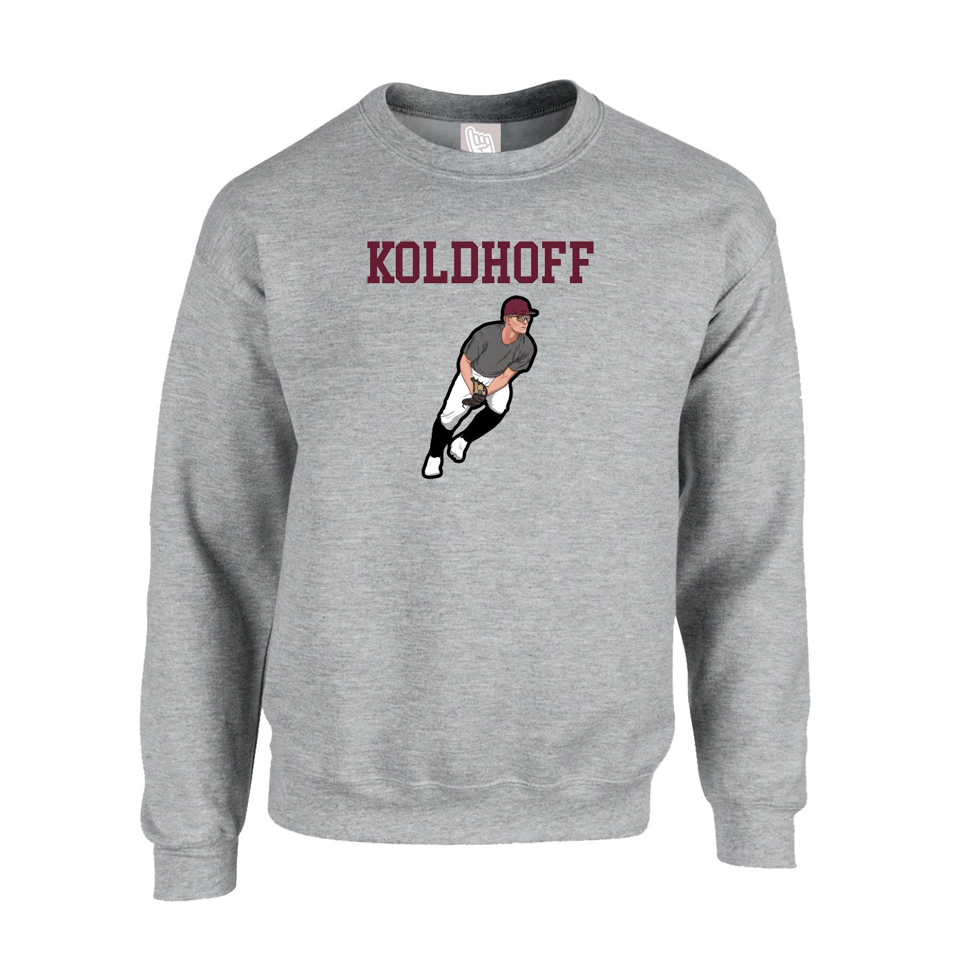 Fleece Crew — Shirsey in Grey