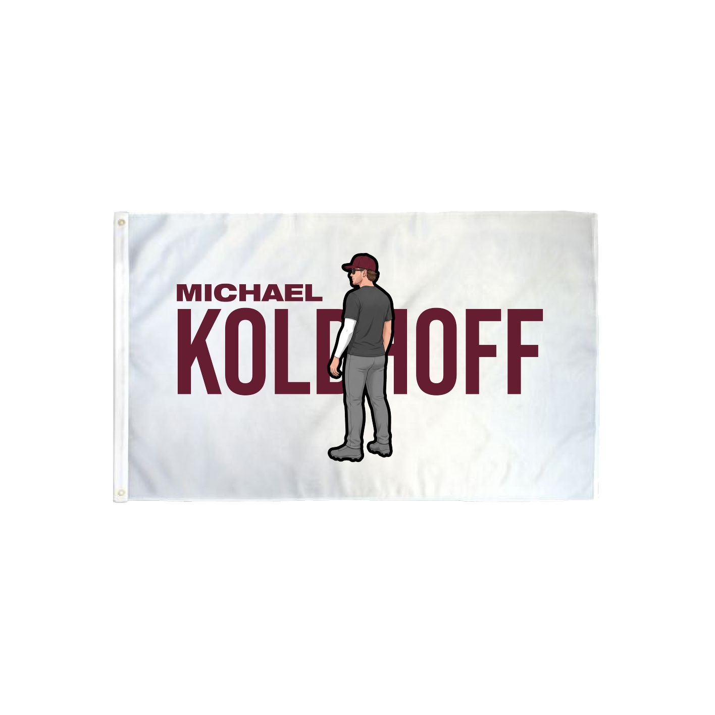 3x5 Flag — Player Name in Classic