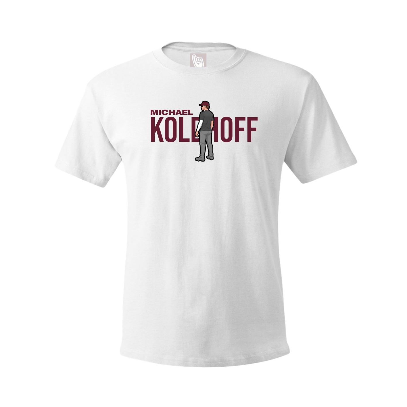 Youth Tee — Player Name in White