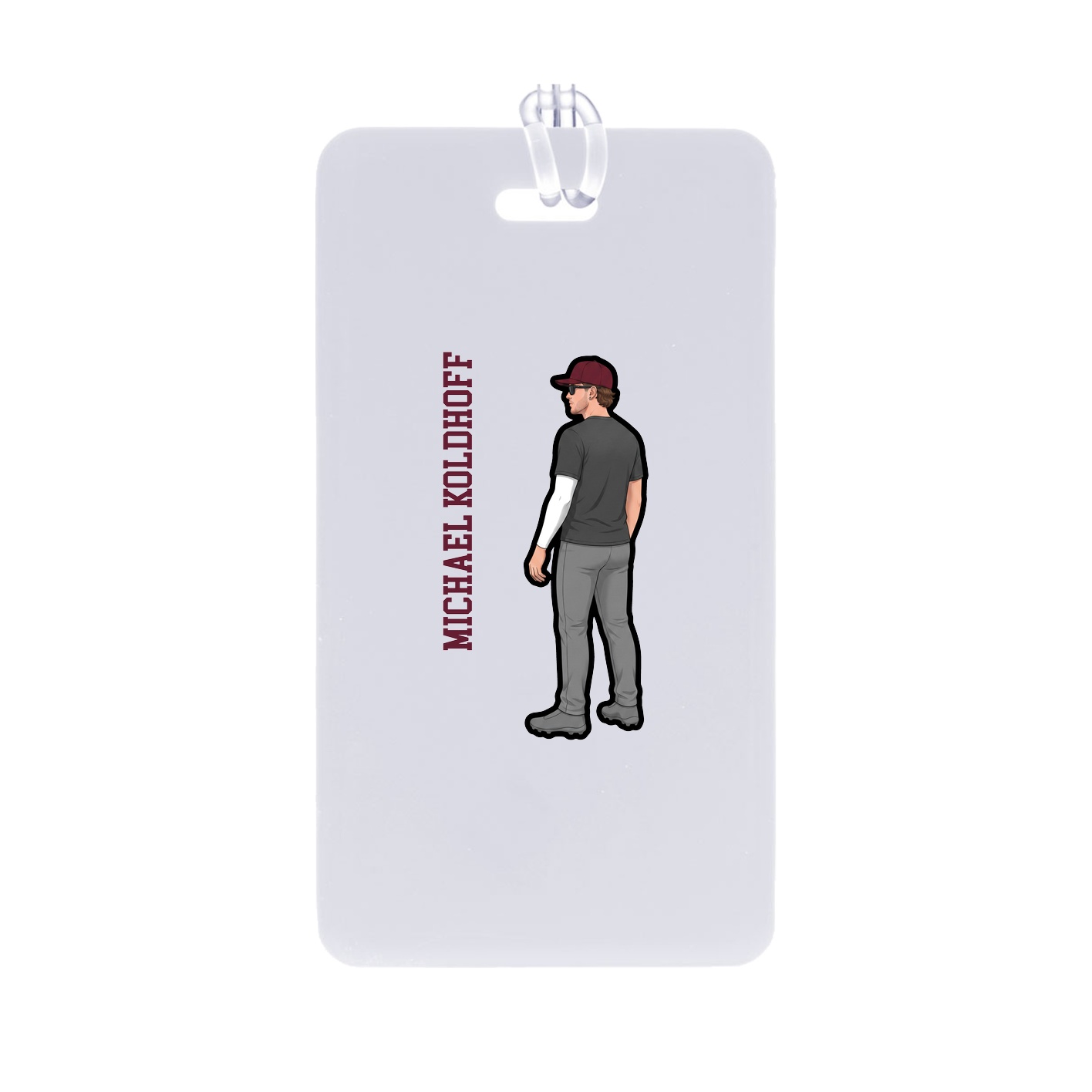 Bag Tag — Name Vertical in Classic