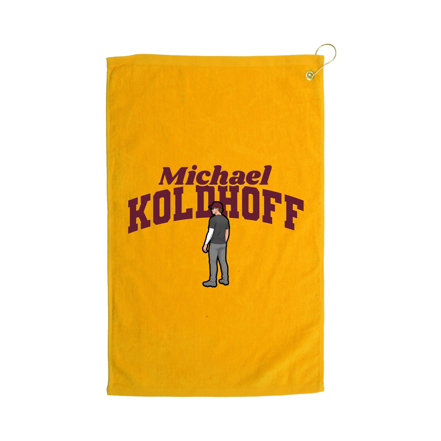 Golf Towel — Signature Arch in Gold