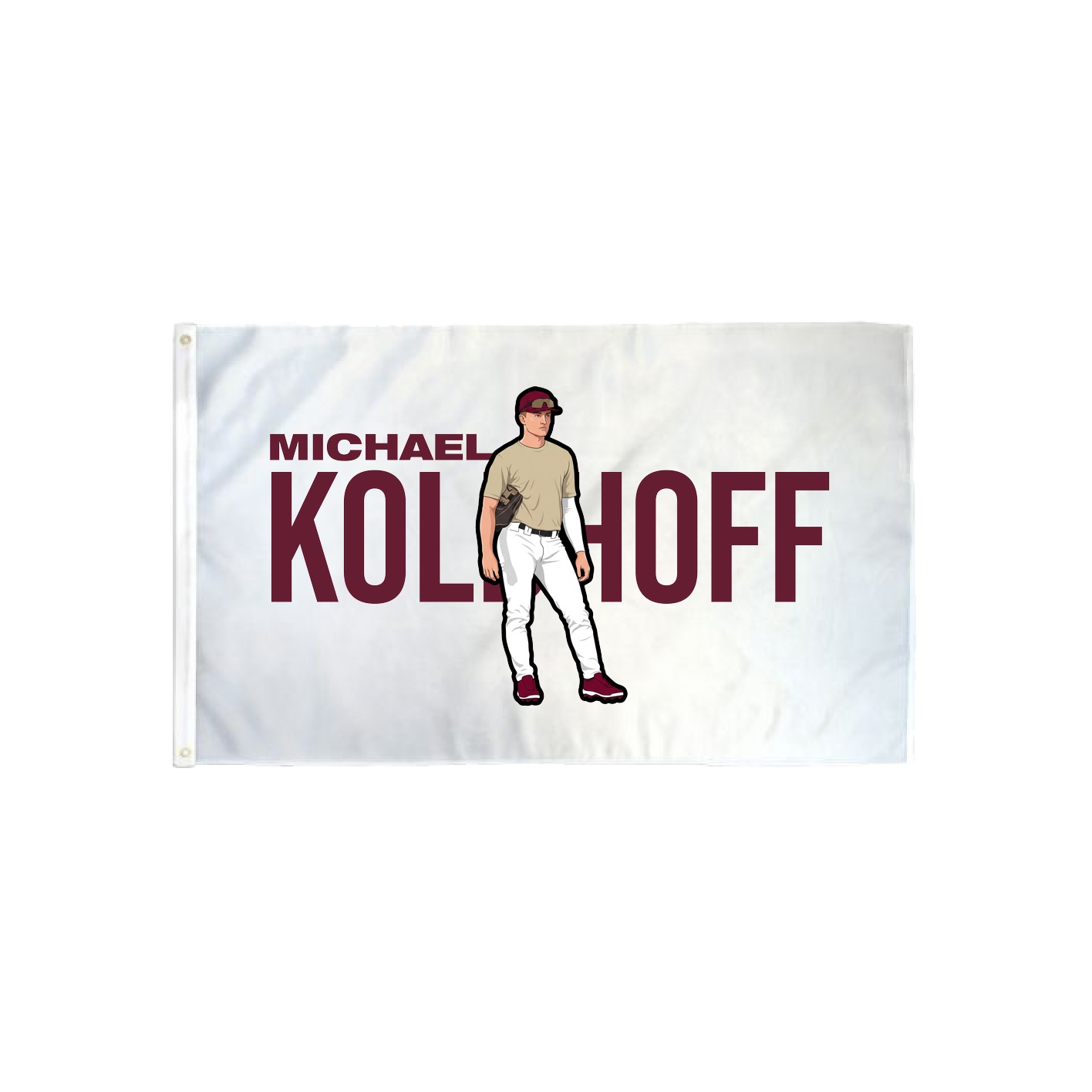 3x5 Flag — Player Name in Classic