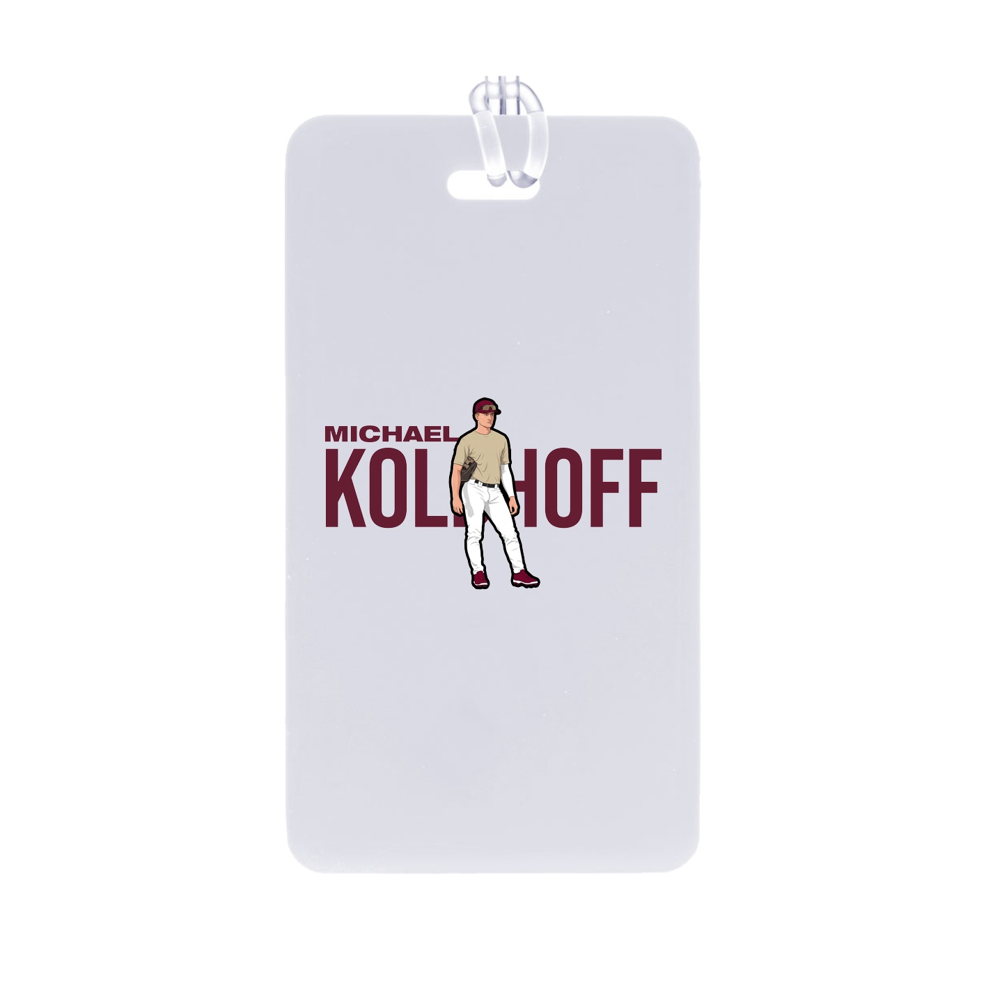 Bag Tag — Player Name in Classic