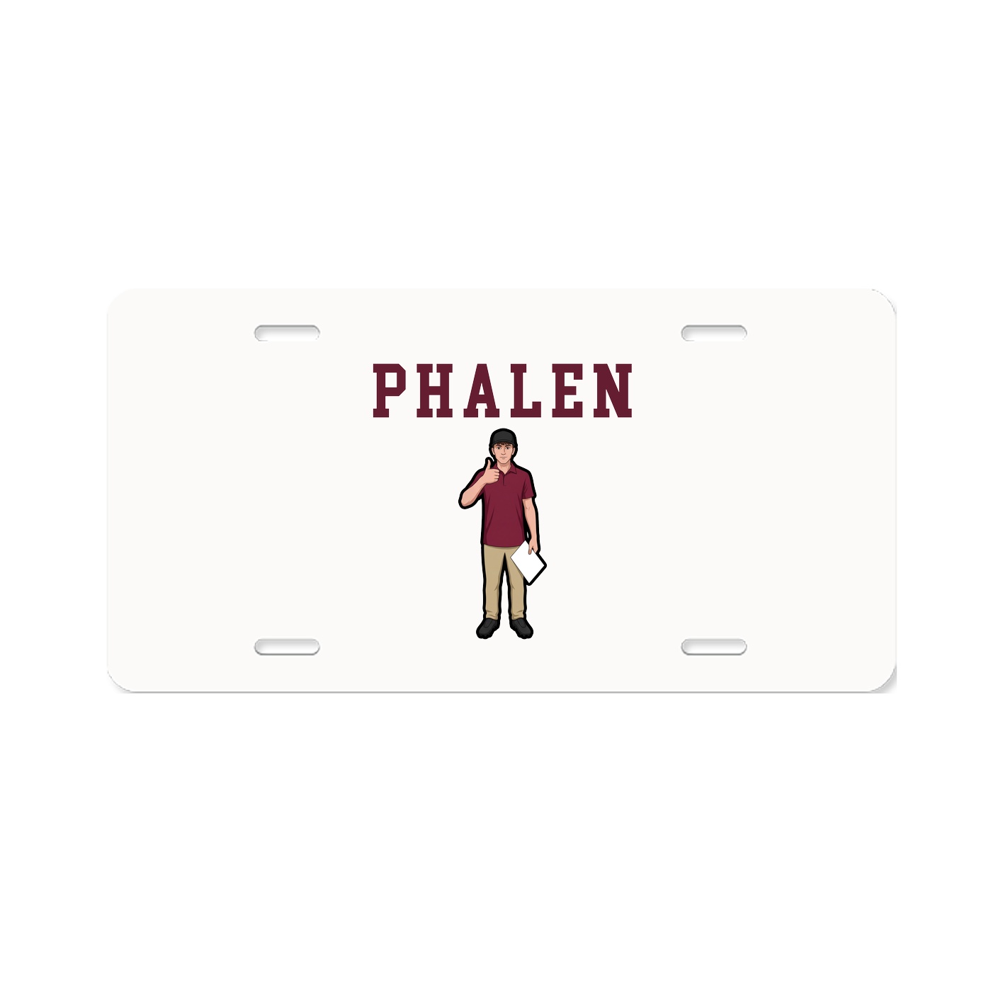 License Plate — Shirsey in Classic