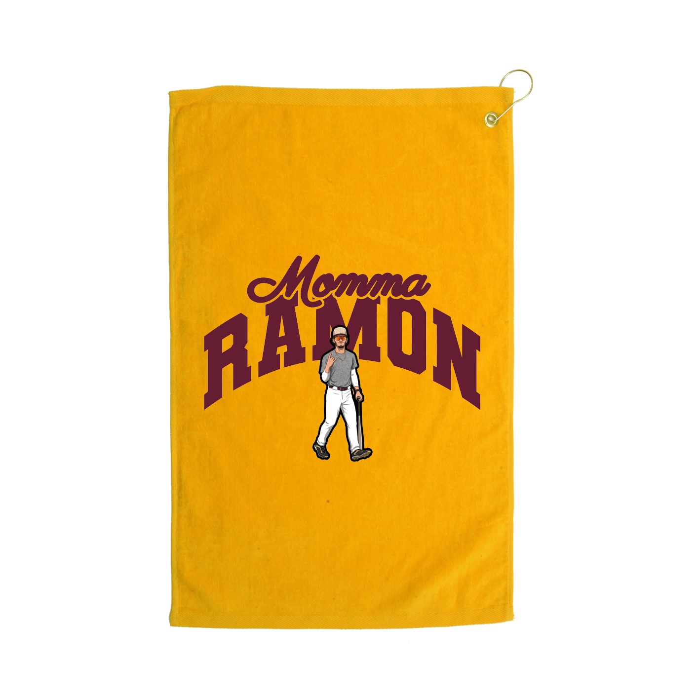 Golf Towel — Mothers Day Arch in Gold
