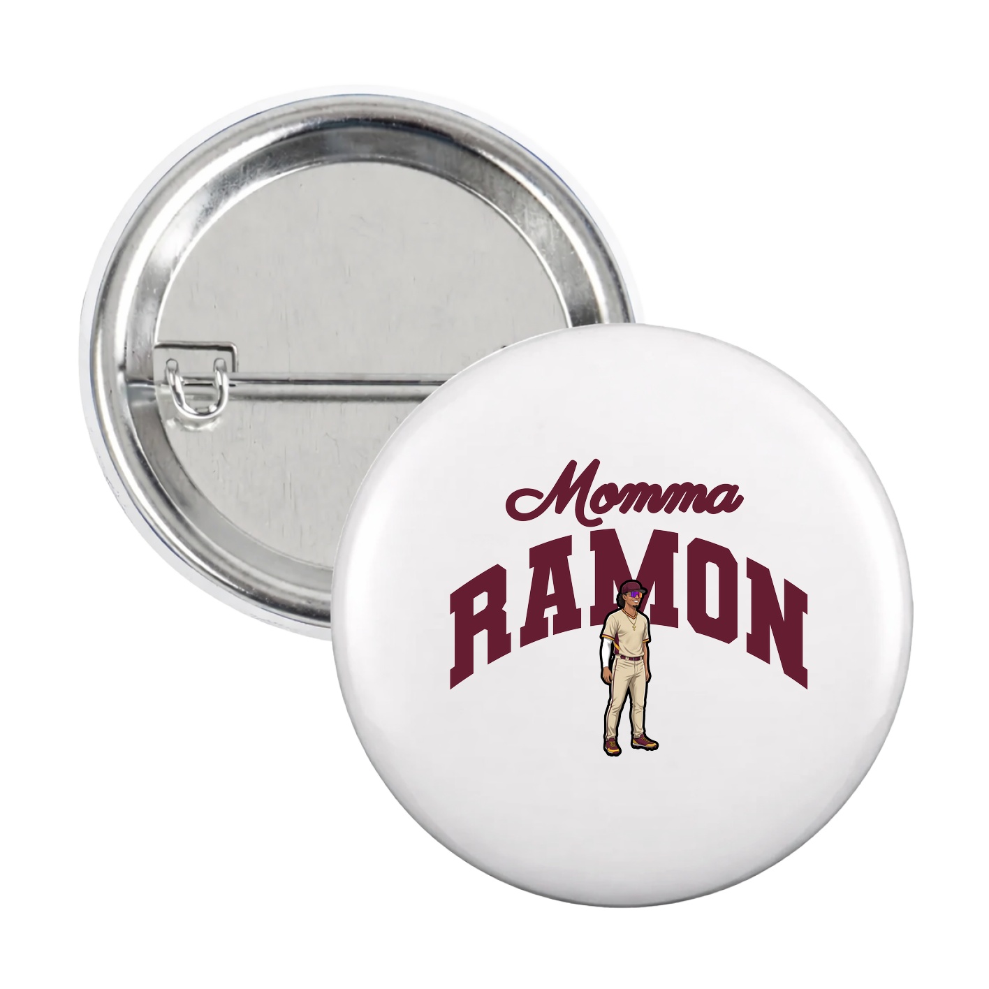 Game Day Button — Mothers Day Arch in White