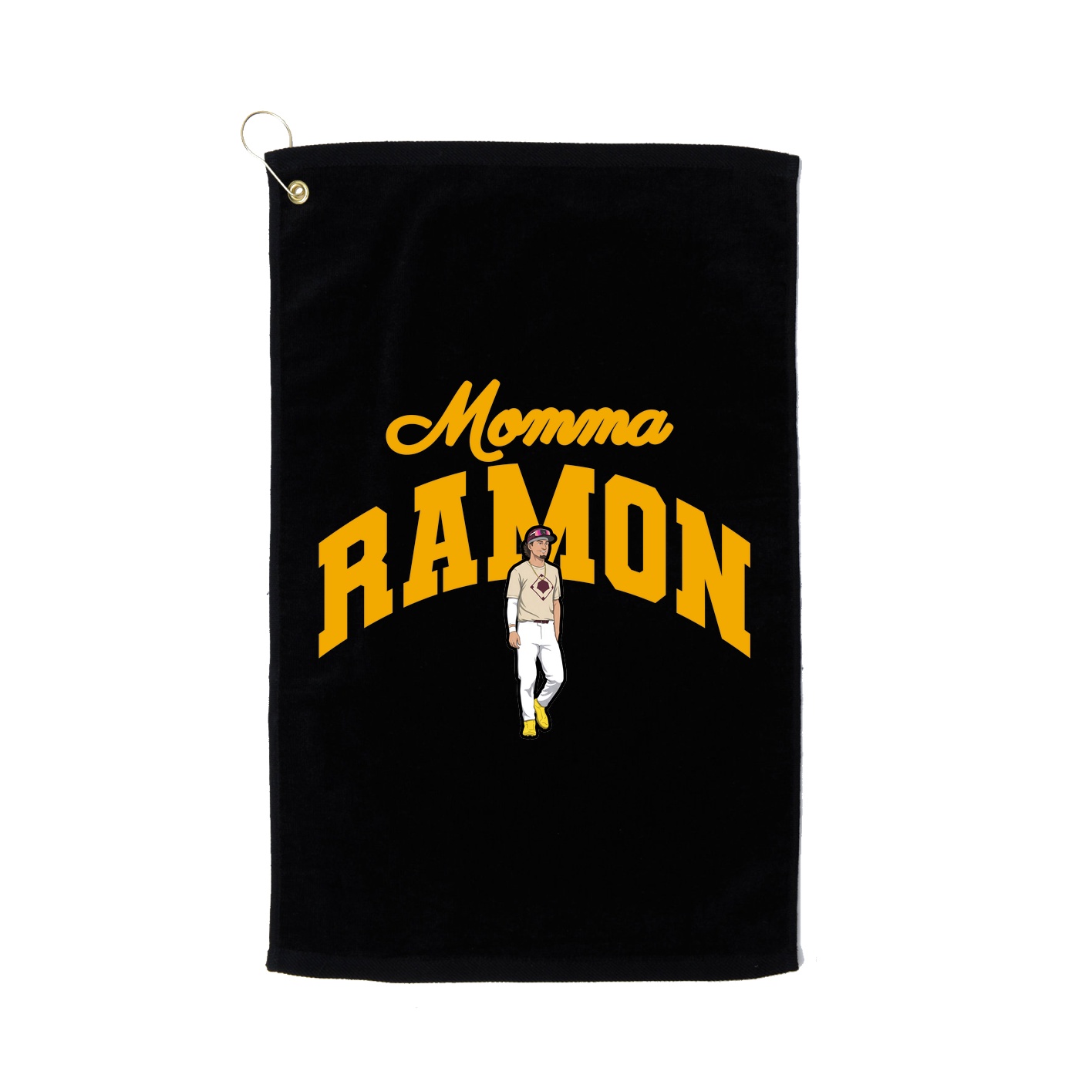 Golf Towel — Mothers Day Arch in Black