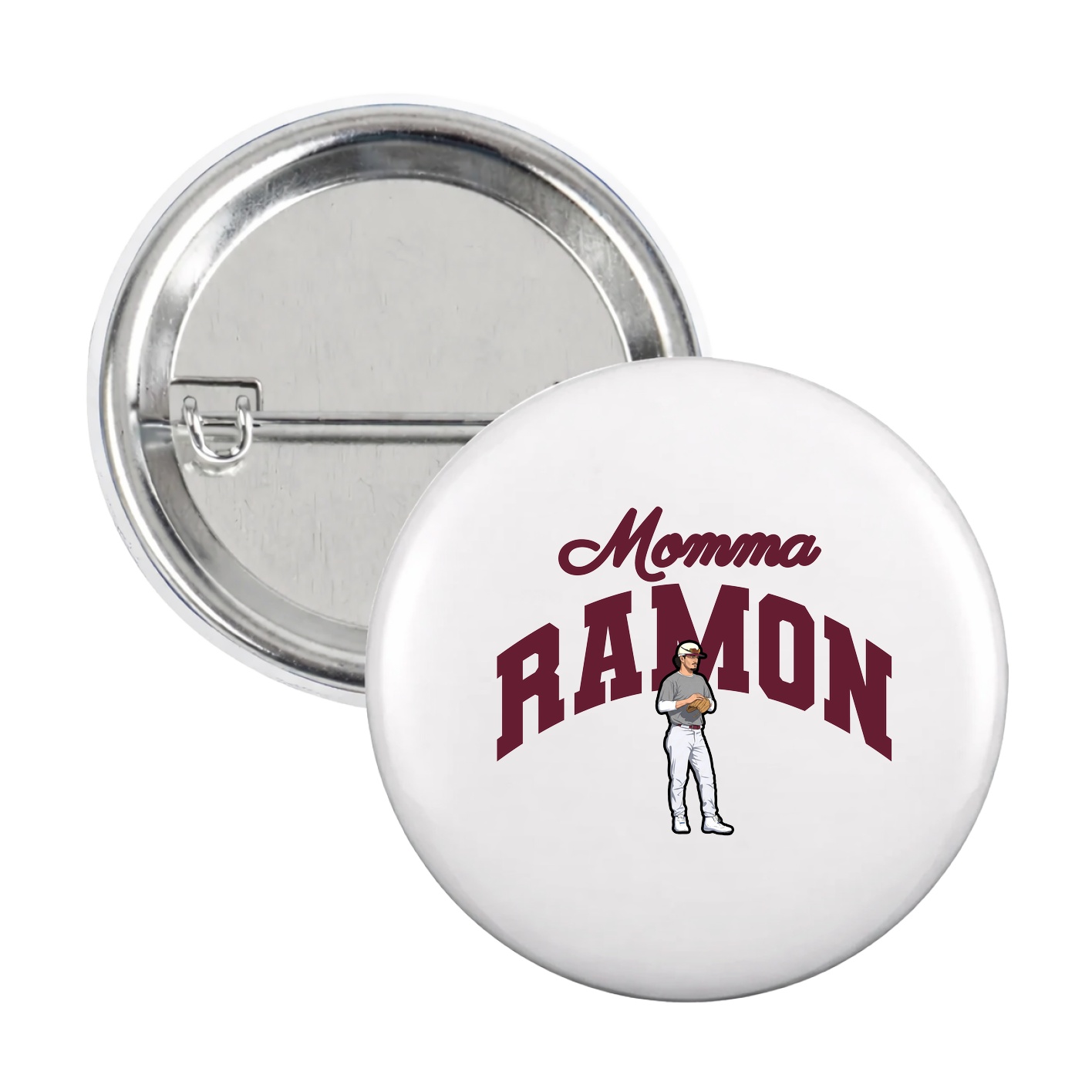 Game Day Button — Mothers Day Arch in White
