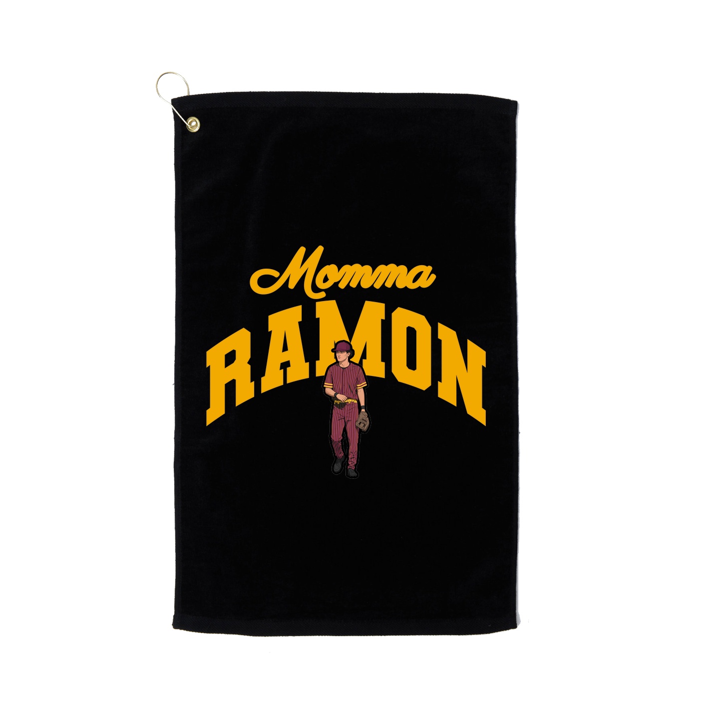 Golf Towel — Mothers Day Arch in Black