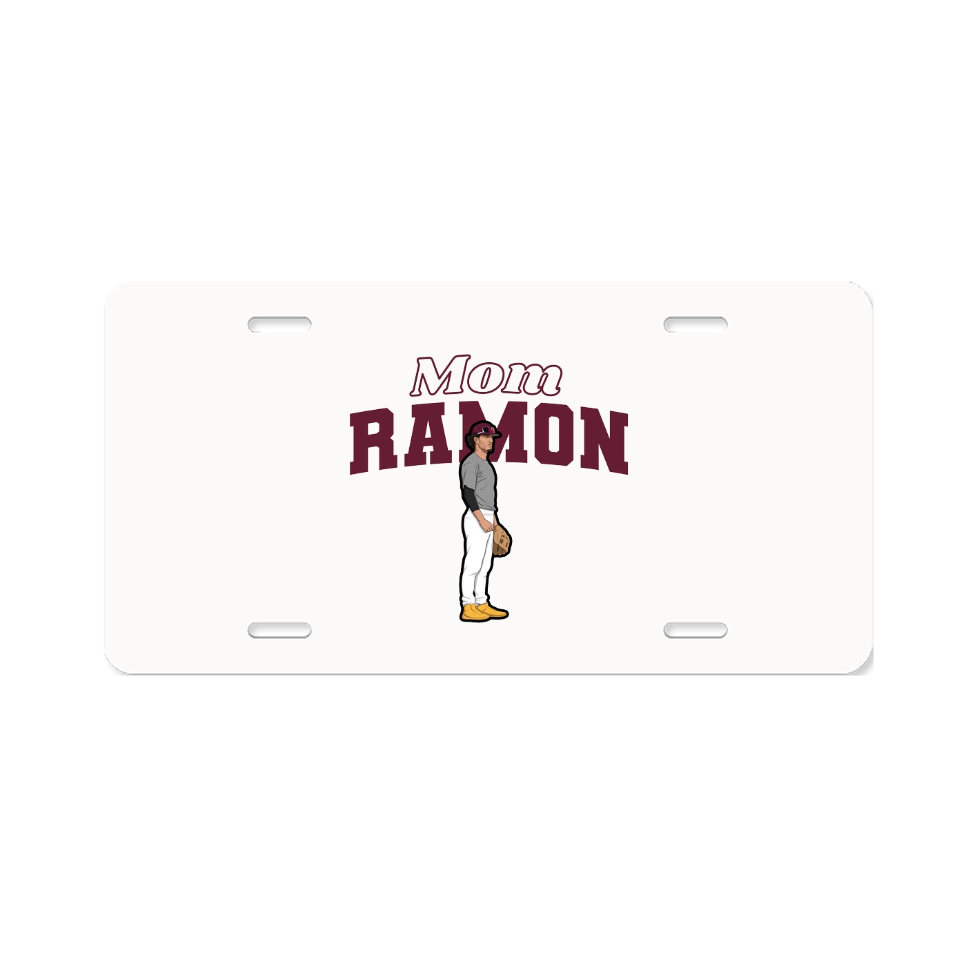 License Plate — Mothers Day Block in Classic