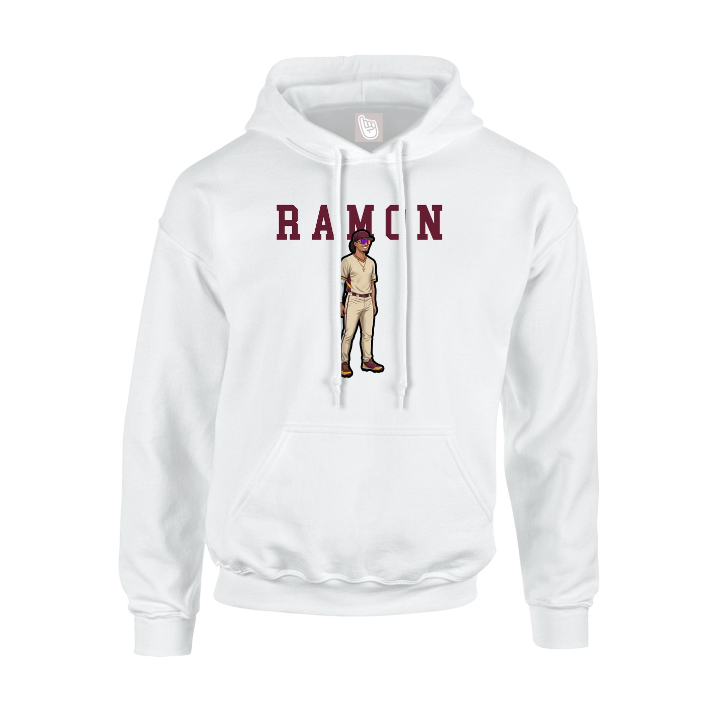 Hoodie — Shirsey in White
